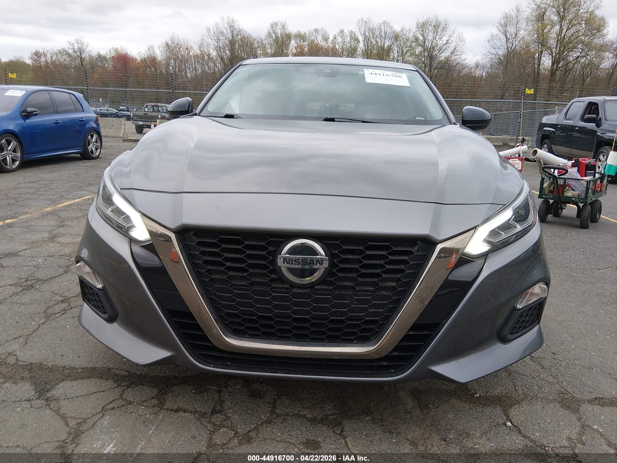 2020 Nissan Altima Sr Intelligent Awd Gray vin: 1N4BL4CW4LC271577