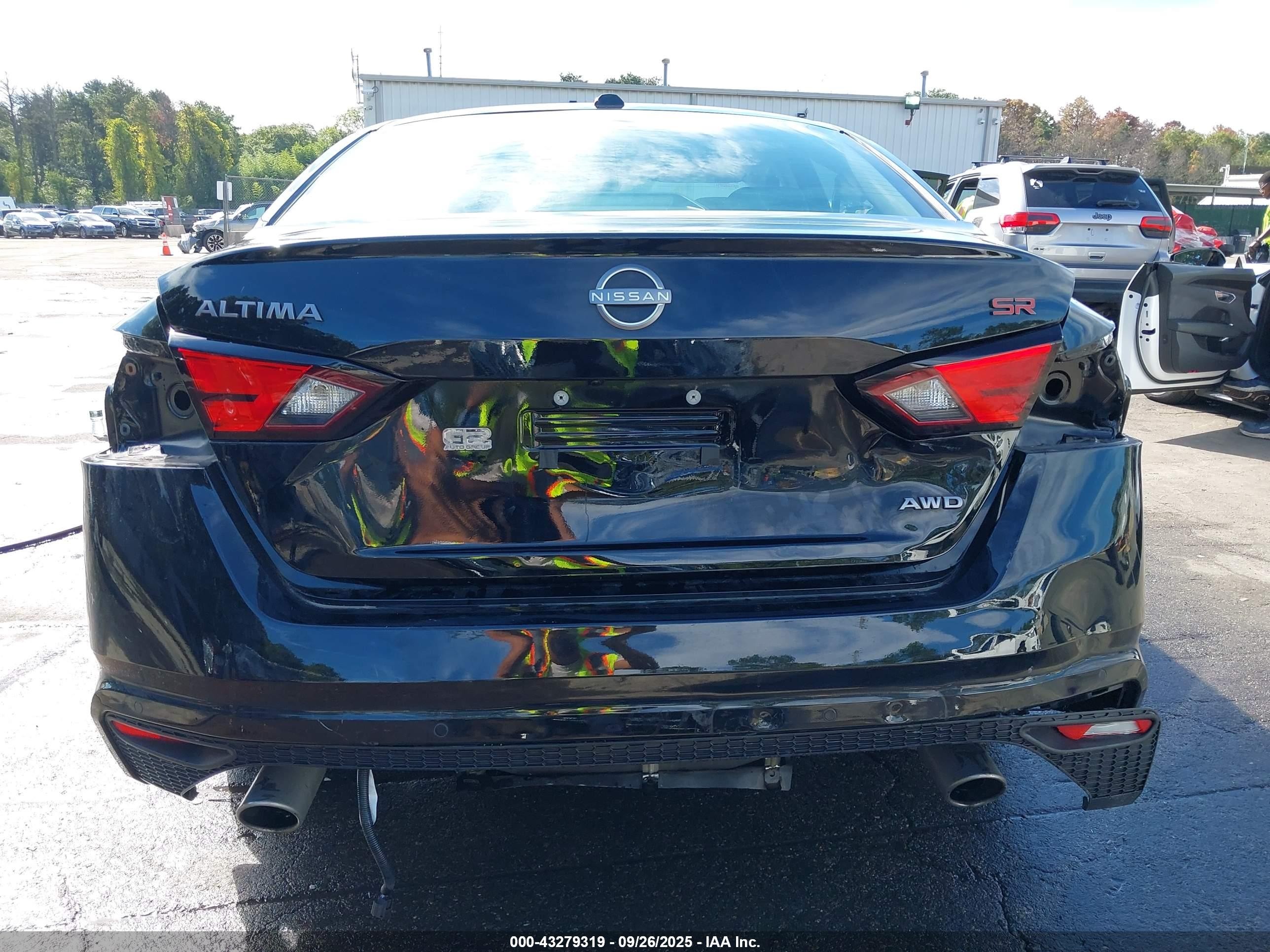 2024 Nissan Altima Sr Intelligent Awd Черный vin: 1N4BL4CW5RN323263