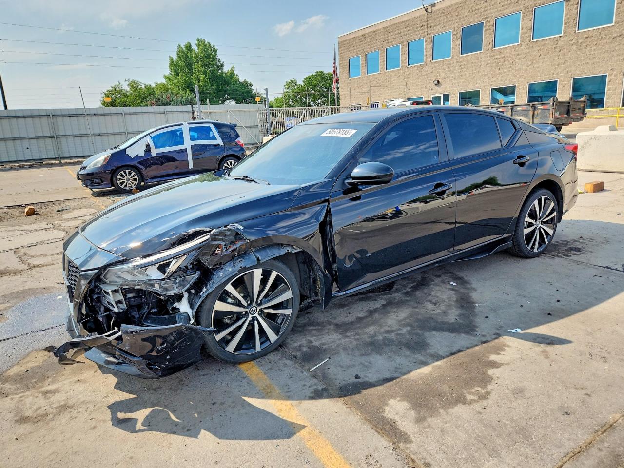 2022 Nissan Altima Sr Black vin: 1N4BL4CW6NN342687