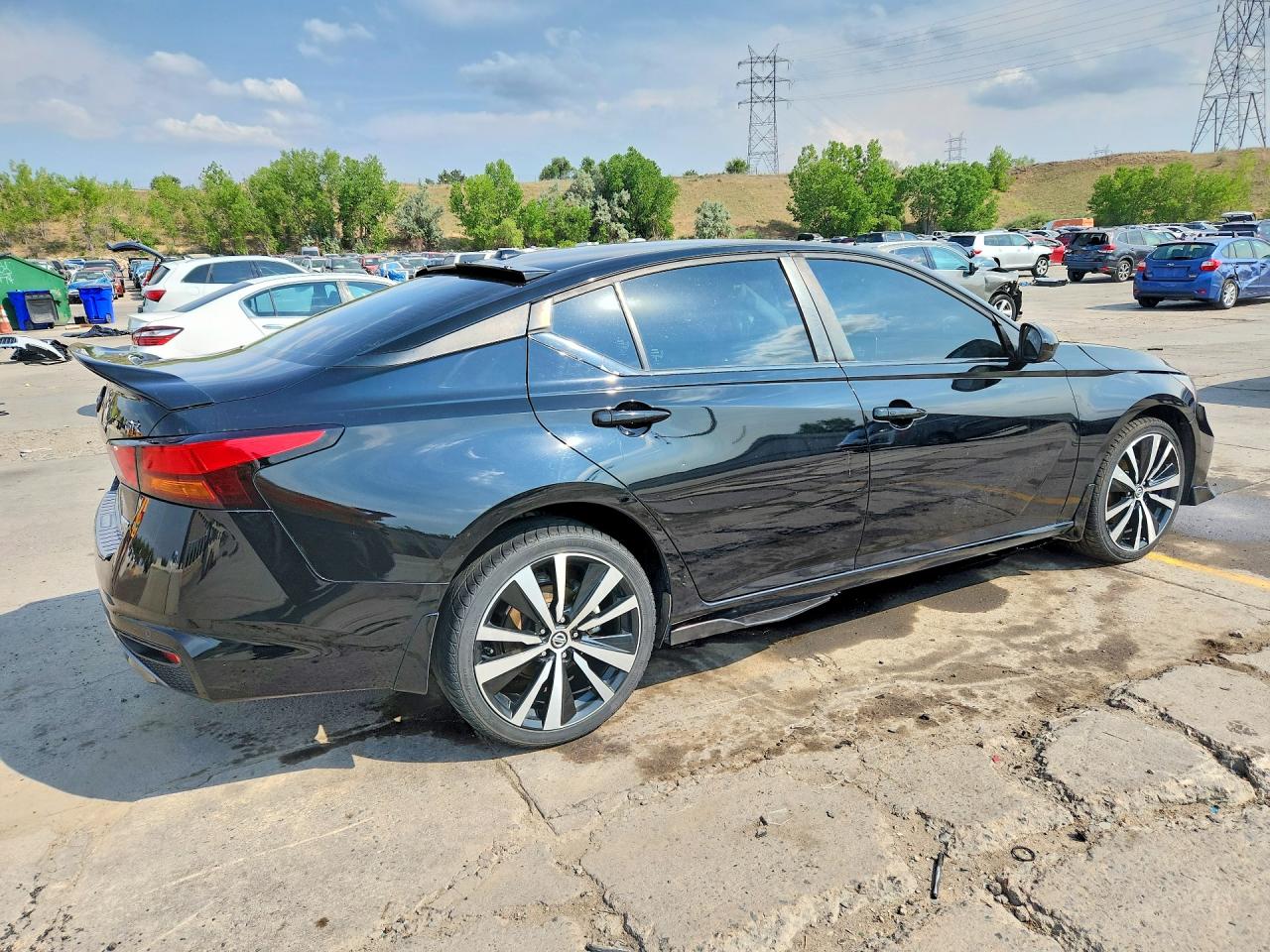 2022 Nissan Altima Sr Black vin: 1N4BL4CW6NN342687