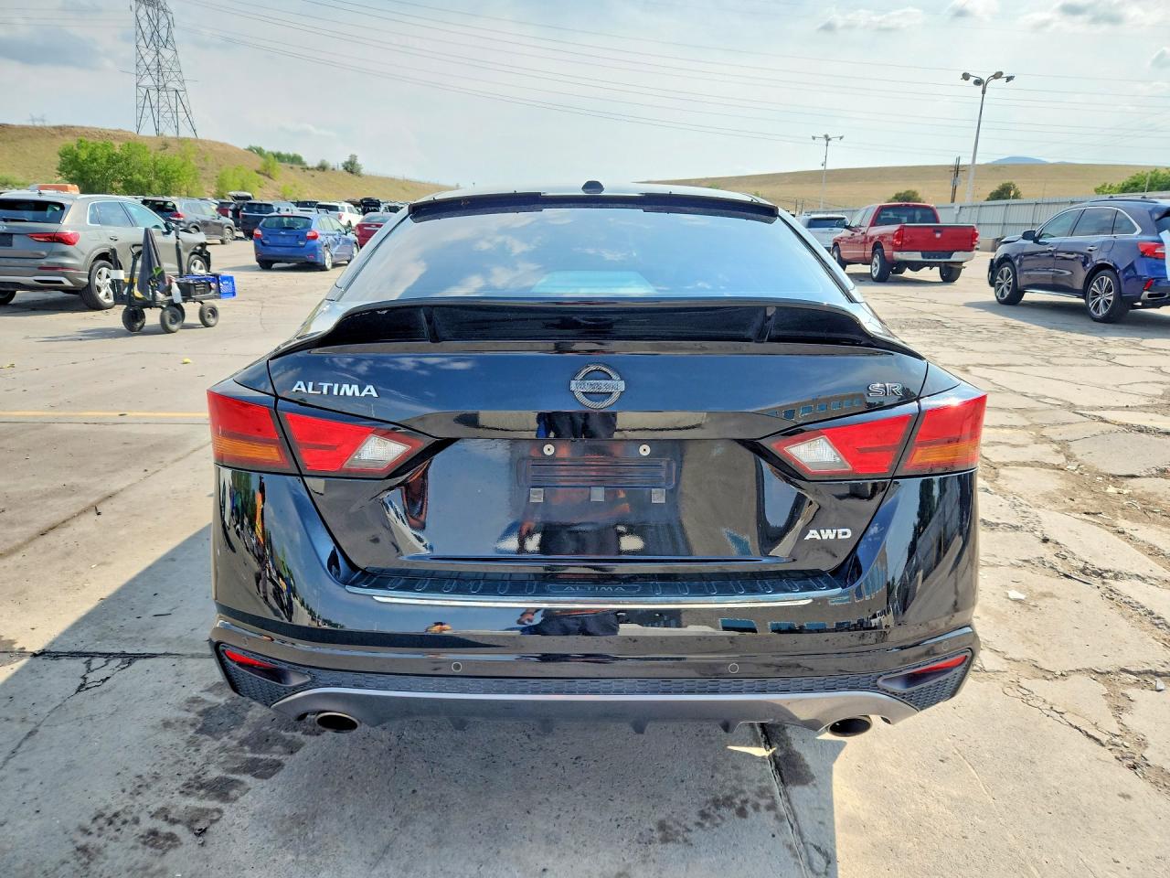 2022 Nissan Altima Sr Black vin: 1N4BL4CW6NN342687