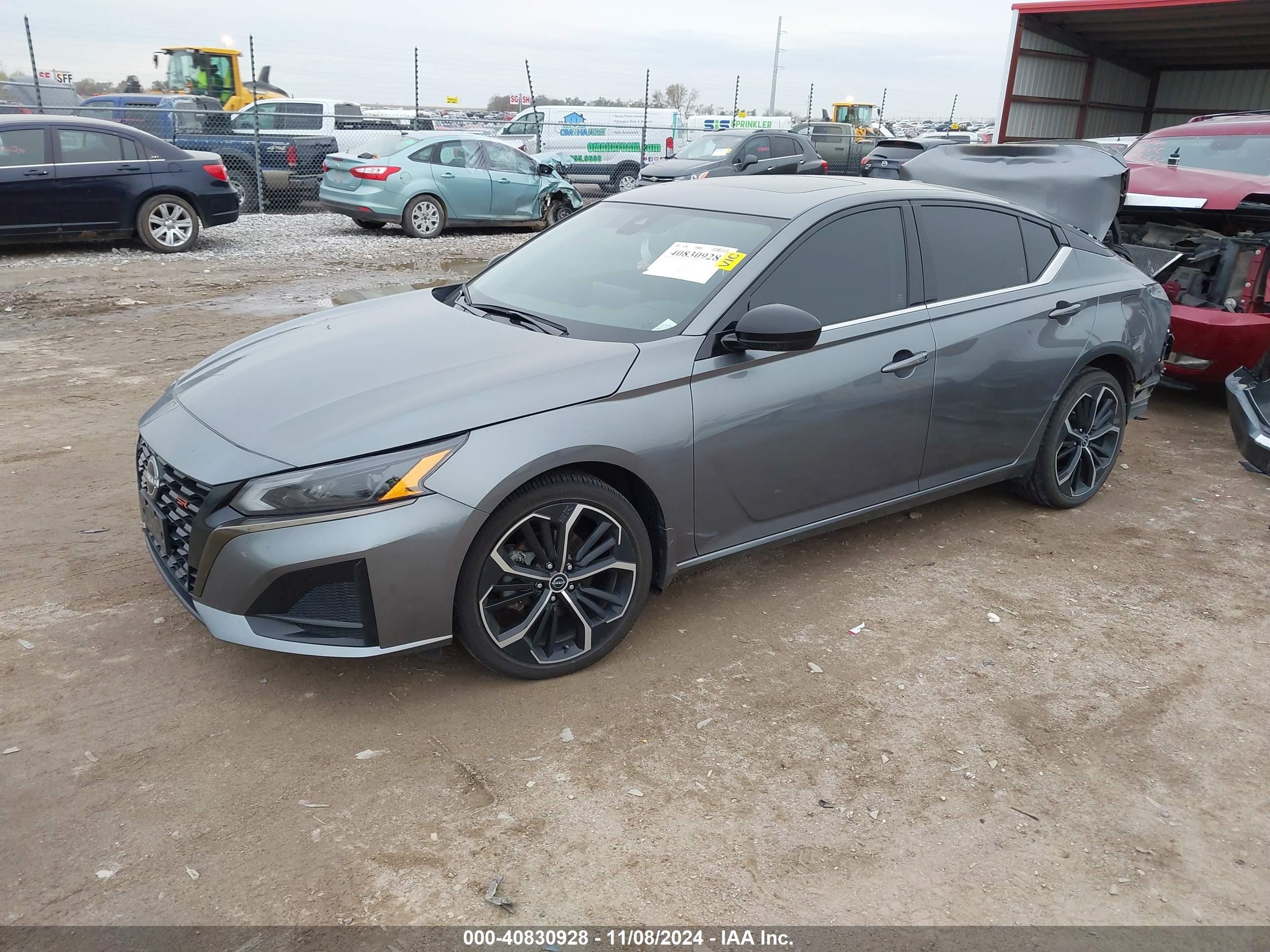 2023 Nissan Altima Sr Intelligent Awd Gray vin: 1N4BL4CW6PN324841