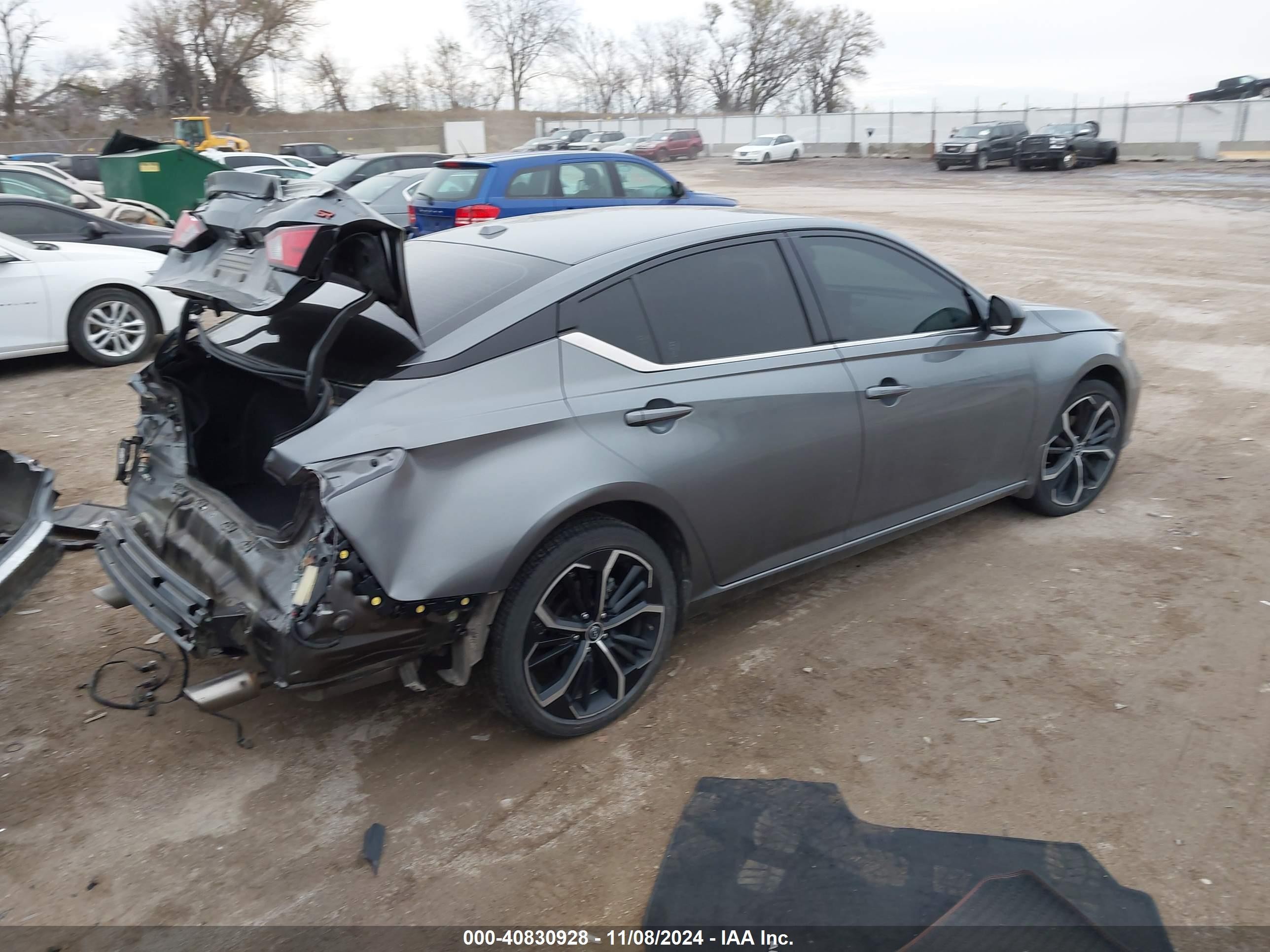 2023 Nissan Altima Sr Intelligent Awd Gray vin: 1N4BL4CW6PN324841