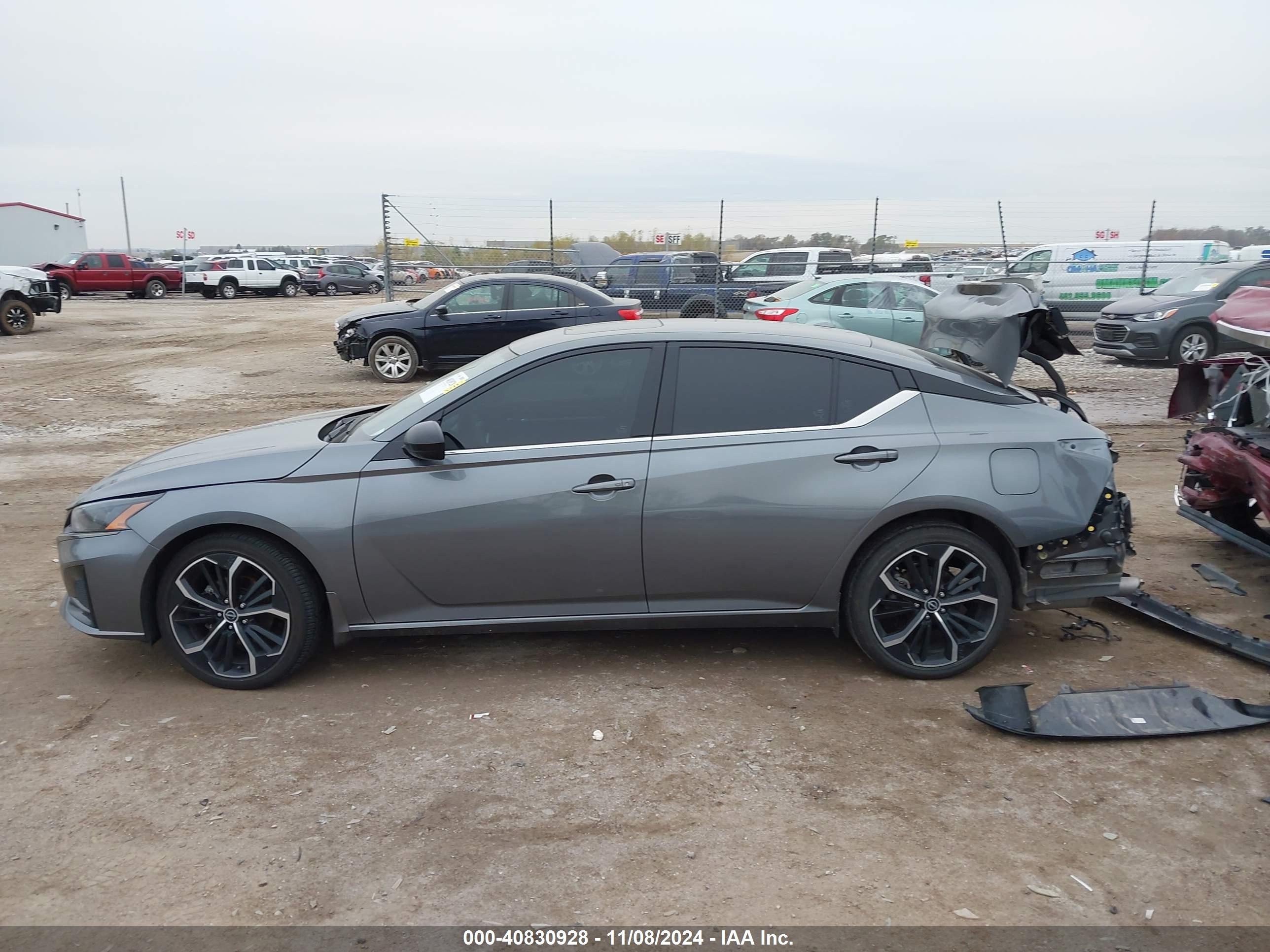 2023 Nissan Altima Sr Intelligent Awd Gray vin: 1N4BL4CW6PN324841