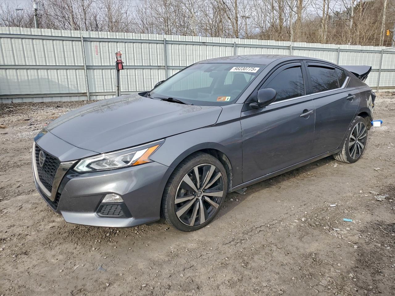 2022 Nissan Altima Sr Gray vin: 1N4BL4CW7NN318415