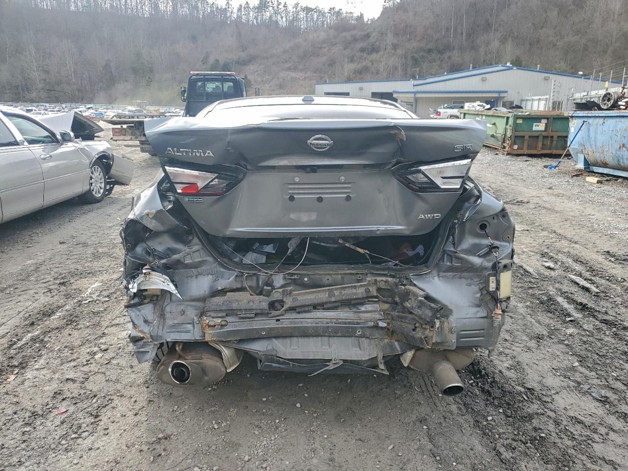 2022 Nissan Altima Sr Gray vin: 1N4BL4CW7NN318415