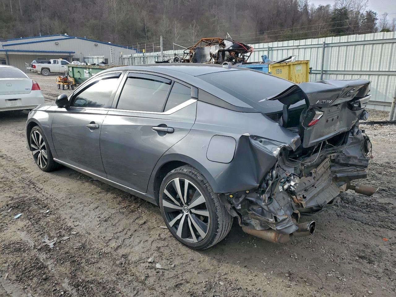 2022 Nissan Altima Sr Gray vin: 1N4BL4CW7NN318415