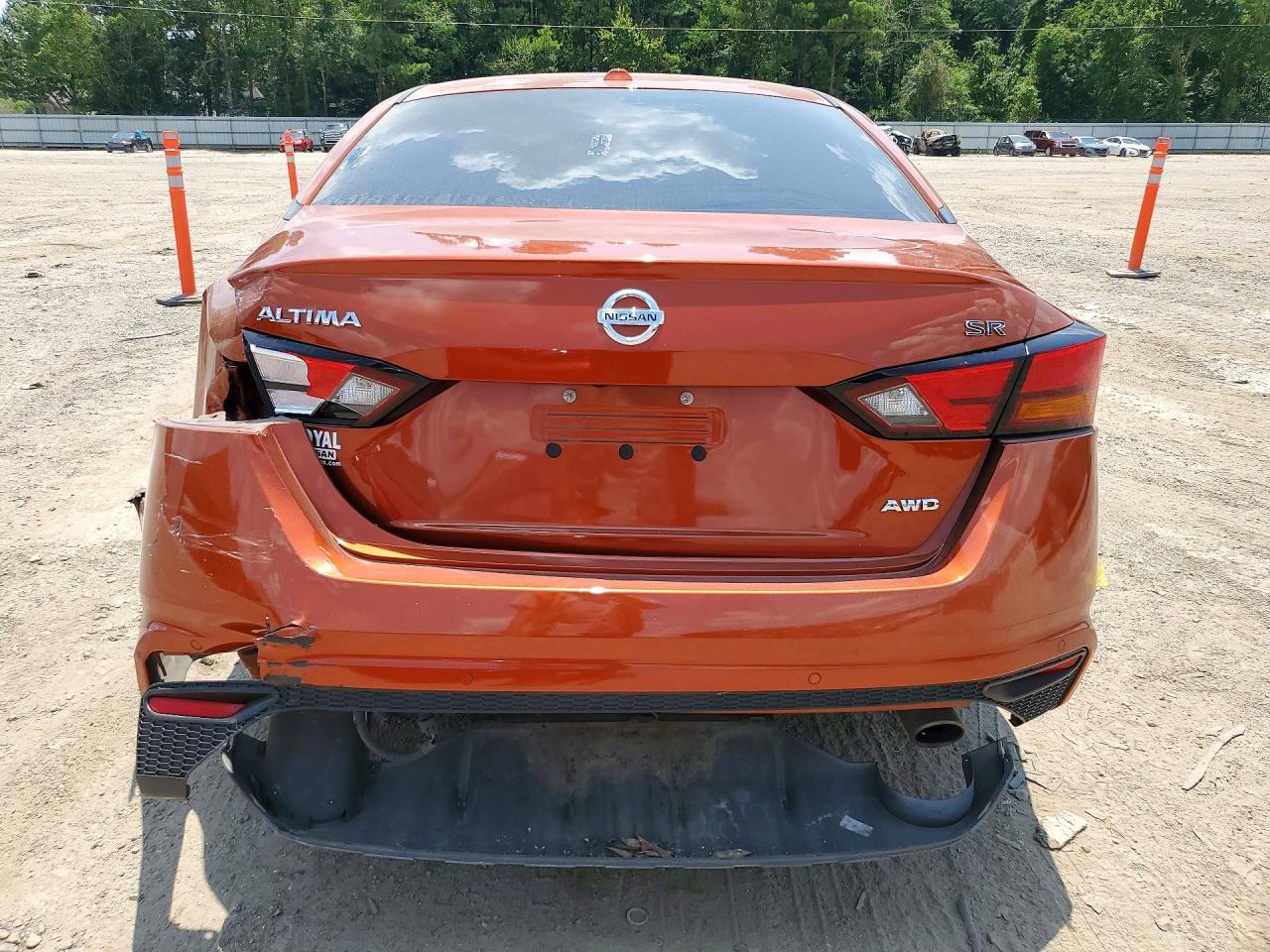 2022 Nissan Altima Sr Orange vin: 1N4BL4CW7NN333321
