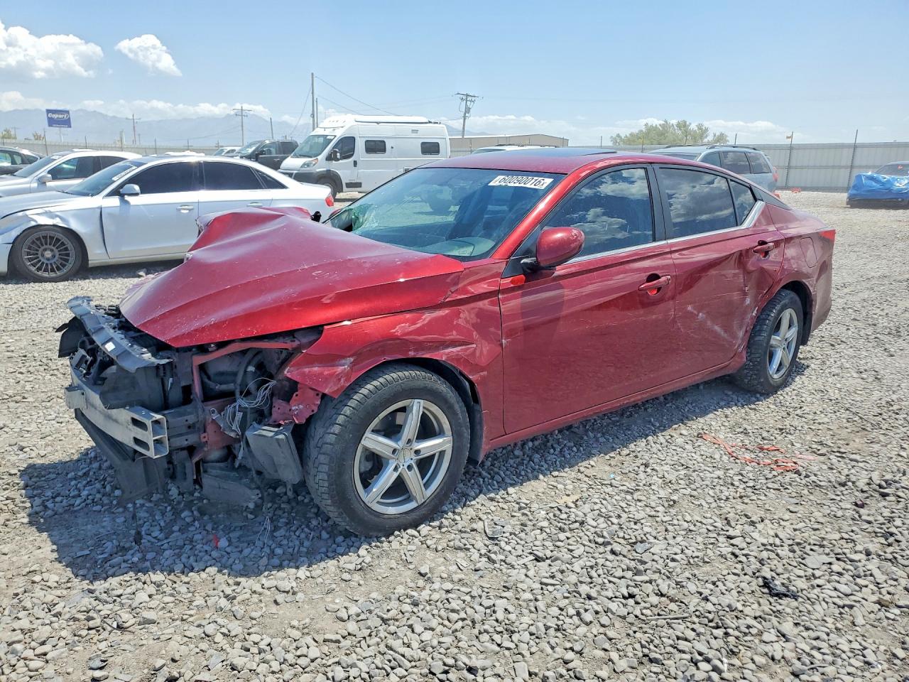 2019 Nissan Altima Sr Красный vin: 1N4BL4CW8KN324249