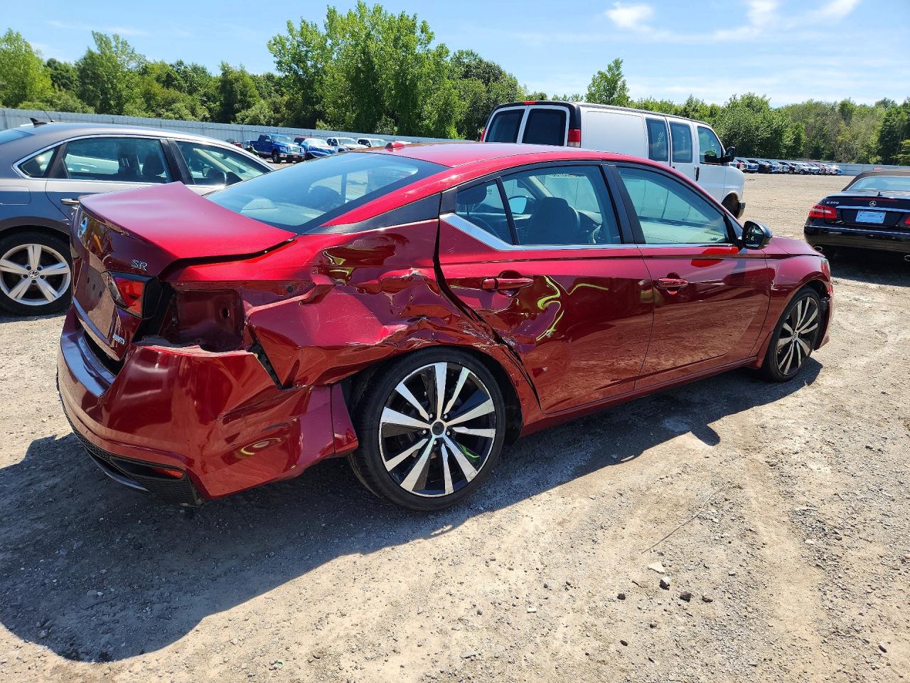 2019 Nissan Altima Sr Red vin: 1N4BL4CW9KN318752