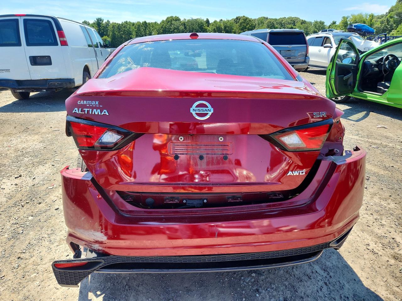 2019 Nissan Altima Sr Red vin: 1N4BL4CW9KN318752