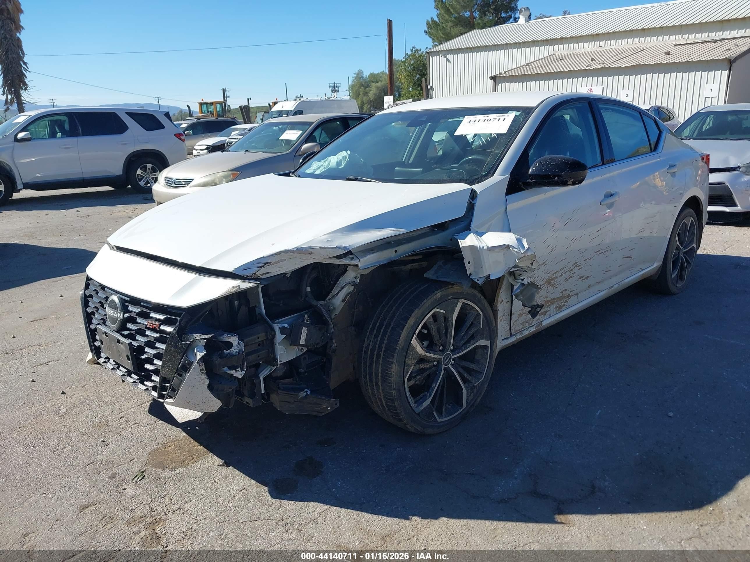 2023 Nissan Altima Sr Intelligent Awd White vin: 1N4BL4CW9PN406742