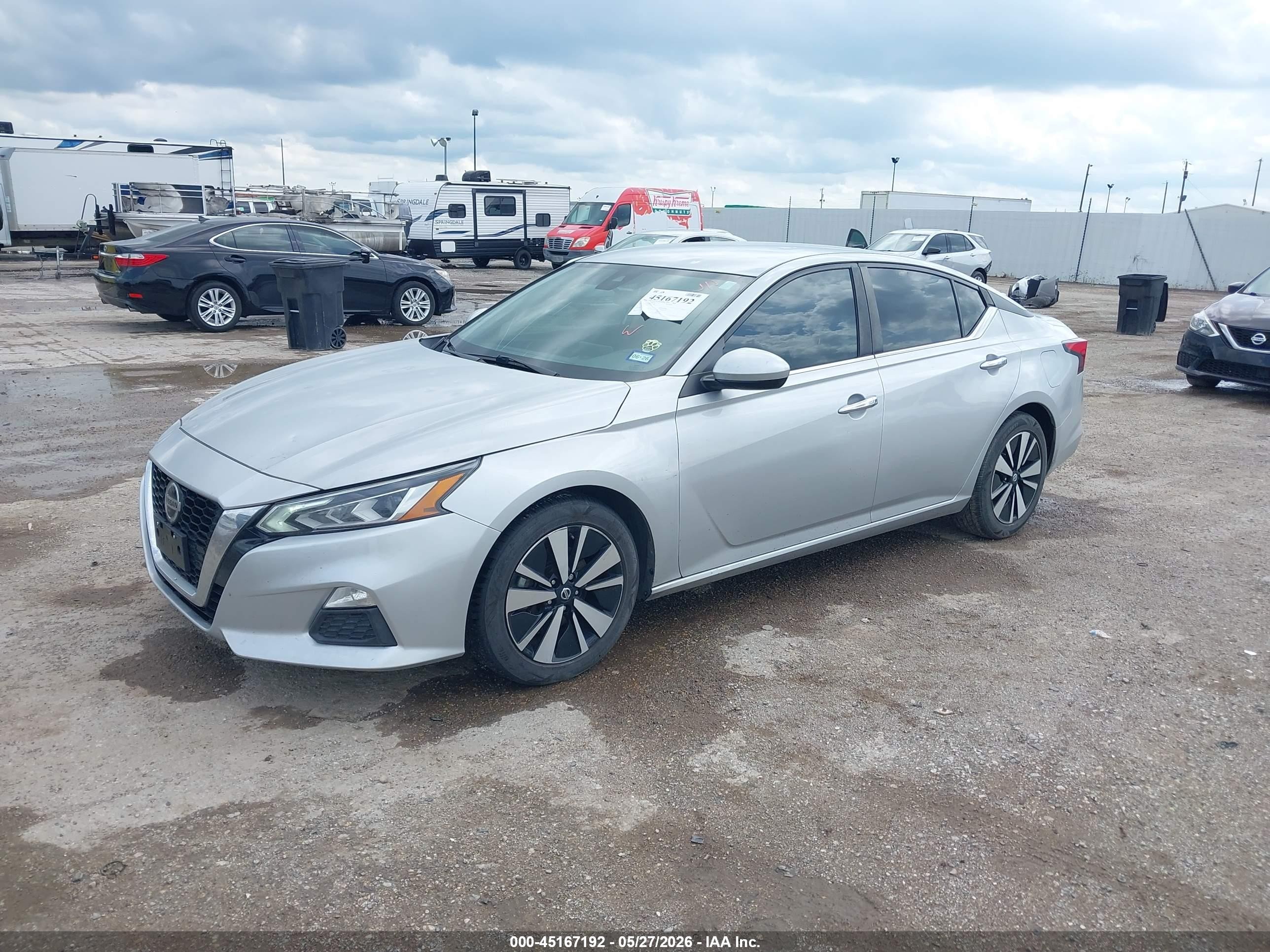 2022 Nissan Altima Sv Fwd Серебряный vin: 1N4BL4DV0NN410388