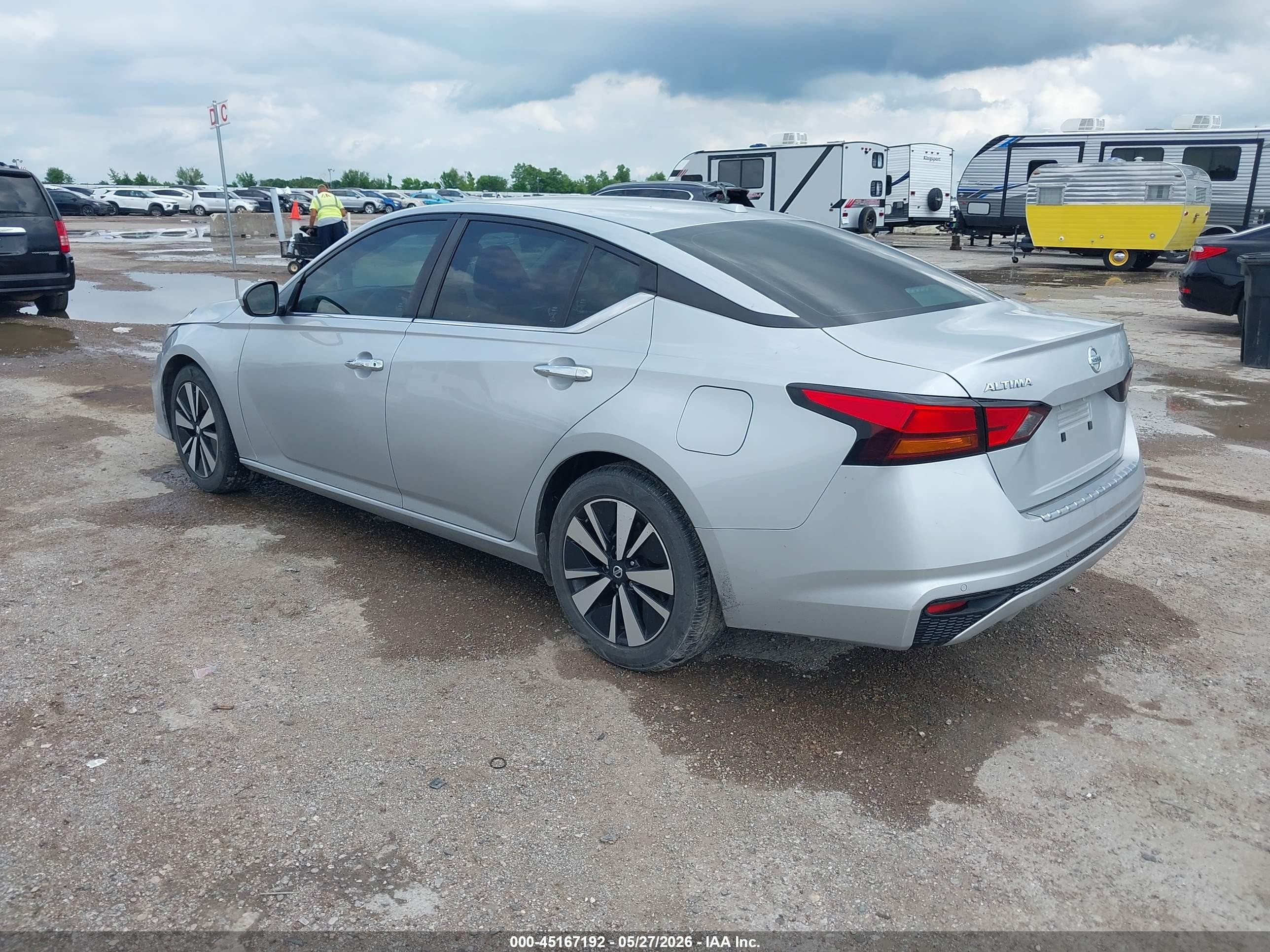 2022 Nissan Altima Sv Fwd Серебряный vin: 1N4BL4DV0NN410388