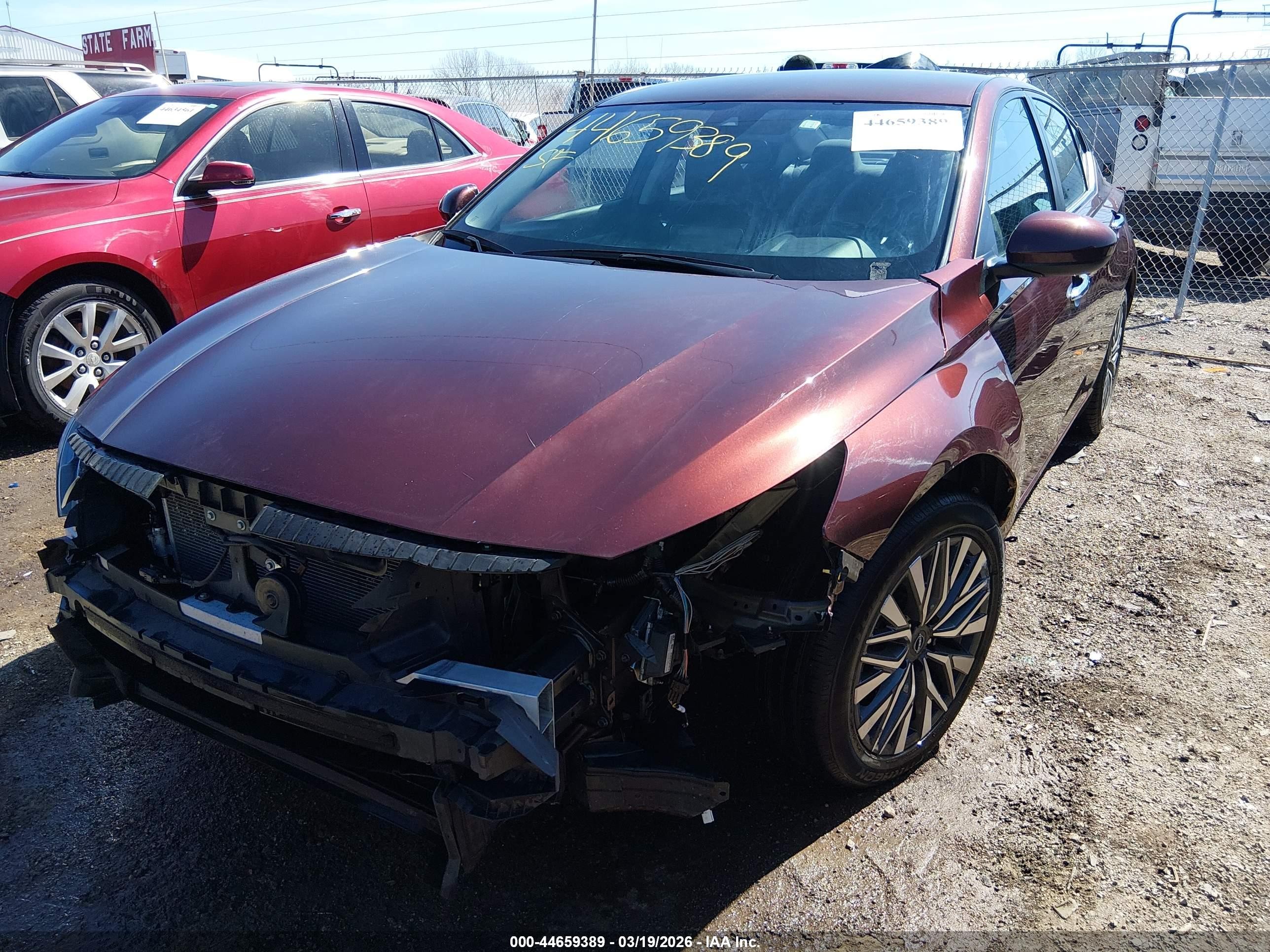 2023 Nissan Altima Sv Fwd Red vin: 1N4BL4DV0PN320385