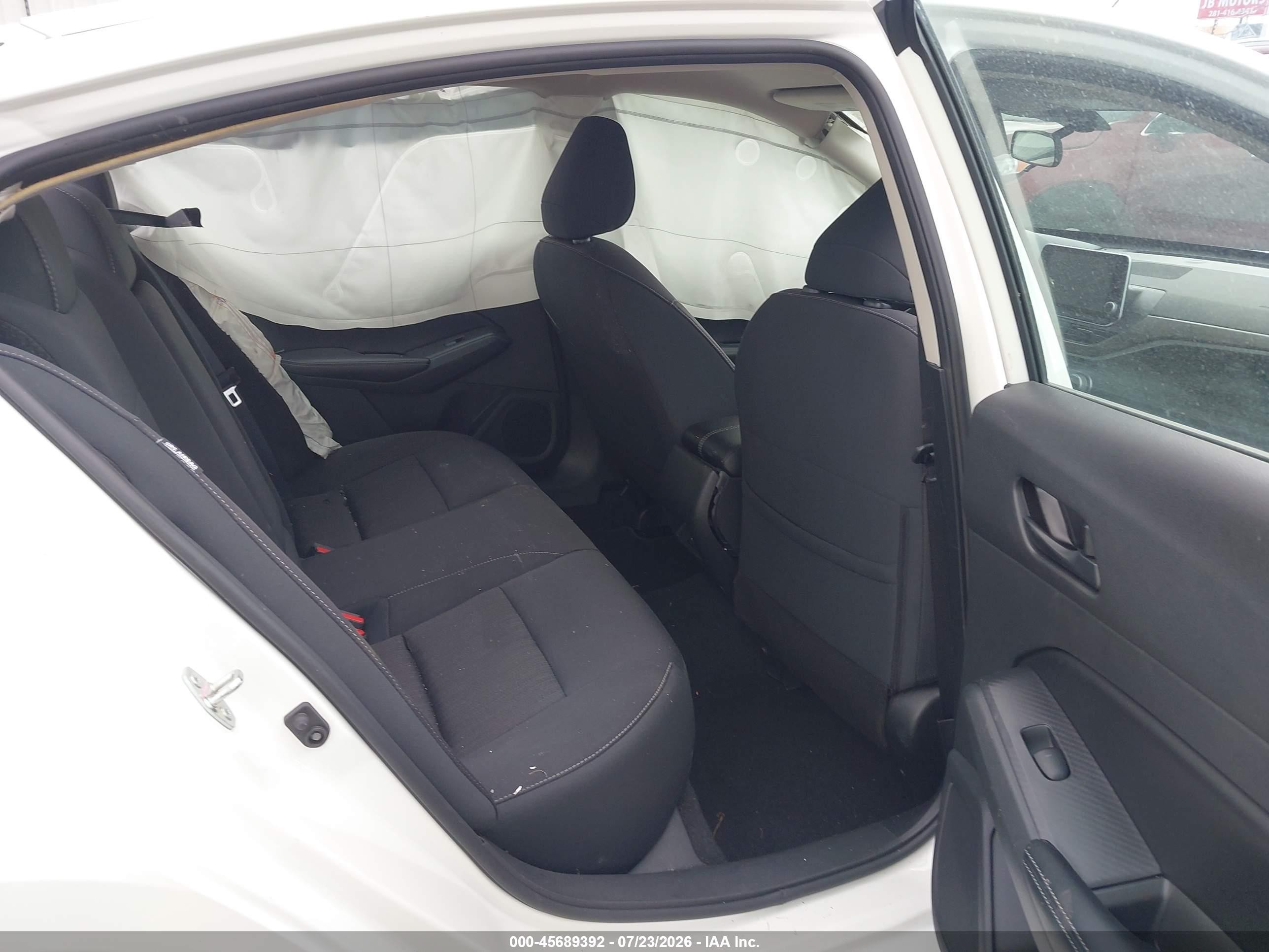 2025 Nissan Altima Sv Fwd White vin: 1N4BL4DV0SN354996