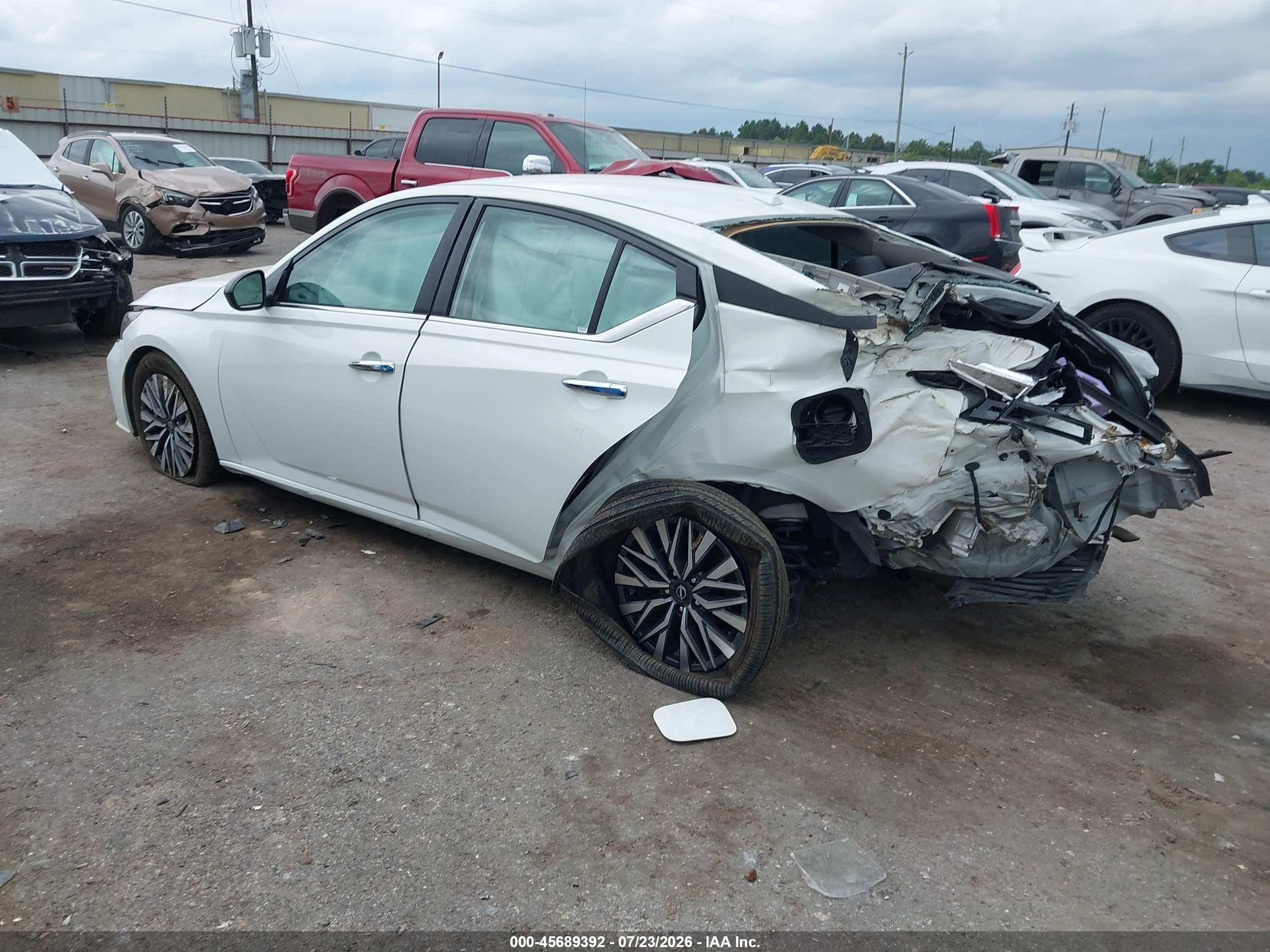 2025 Nissan Altima Sv Fwd White vin: 1N4BL4DV0SN354996