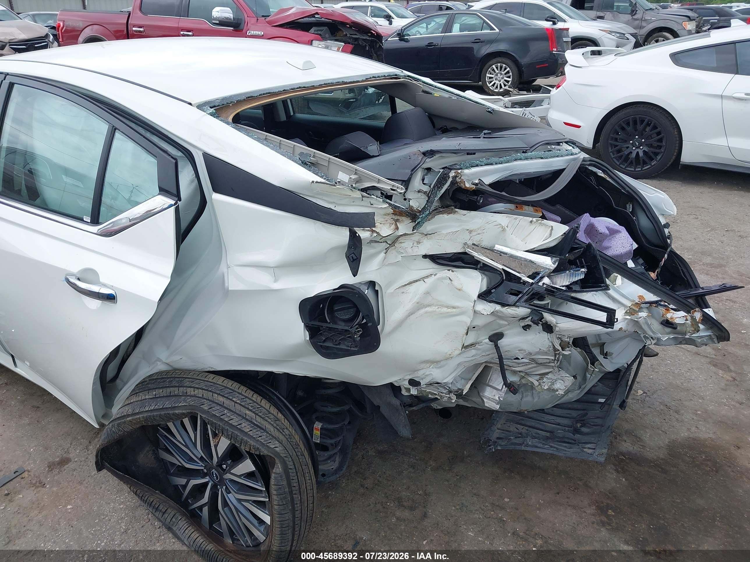 2025 Nissan Altima Sv Fwd White vin: 1N4BL4DV0SN354996