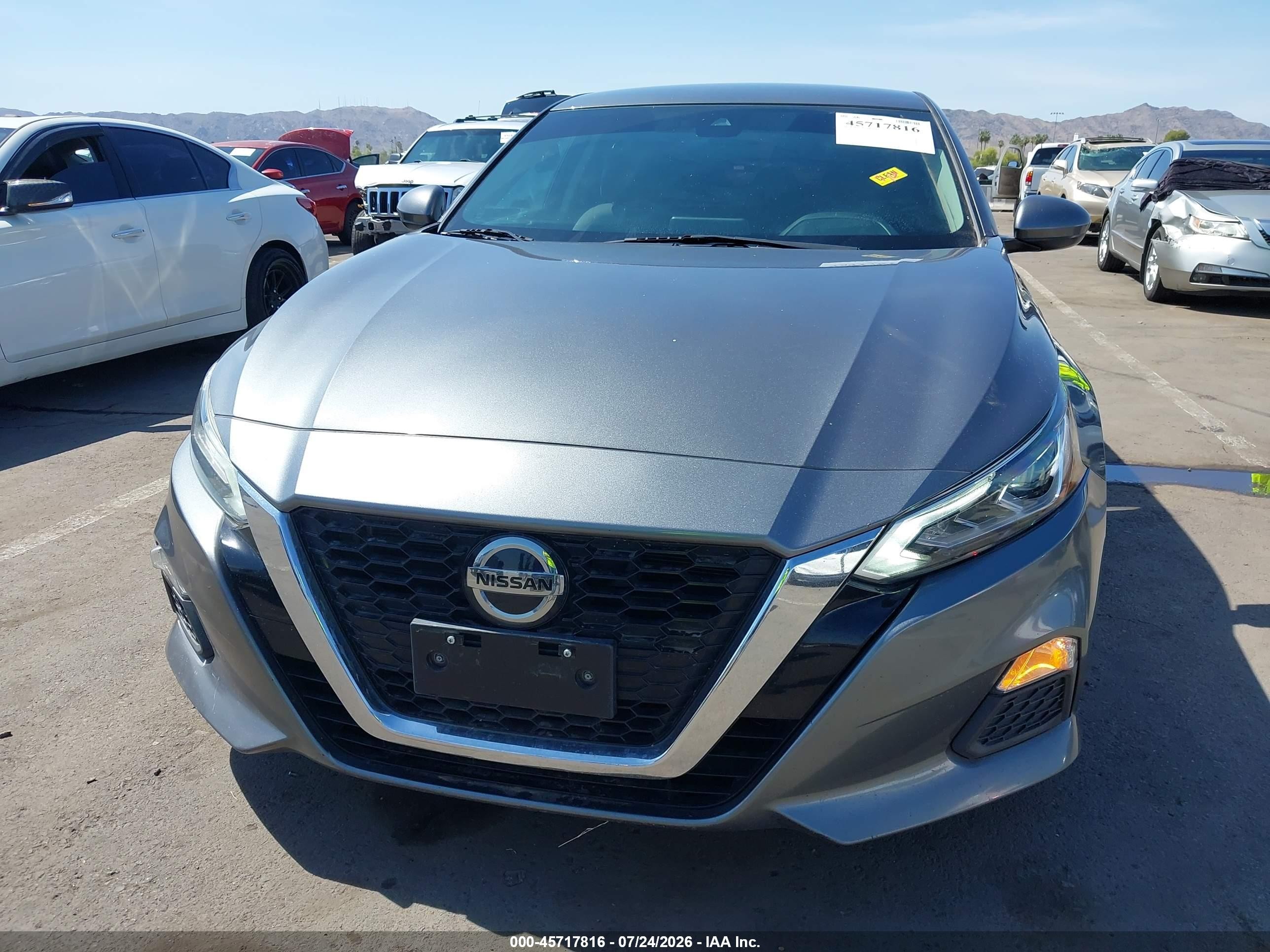 2021 Nissan Altima Sv Fwd Gray vin: 1N4BL4DV1MN389131