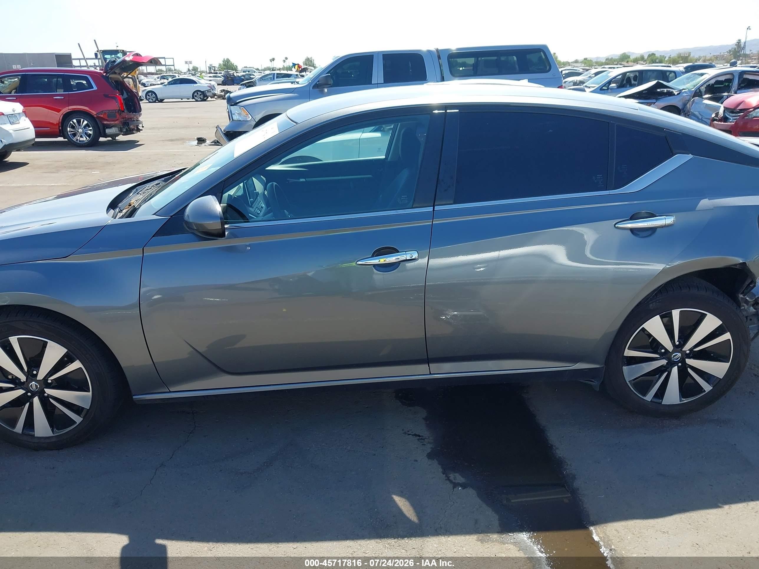 2021 Nissan Altima Sv Fwd Gray vin: 1N4BL4DV1MN389131
