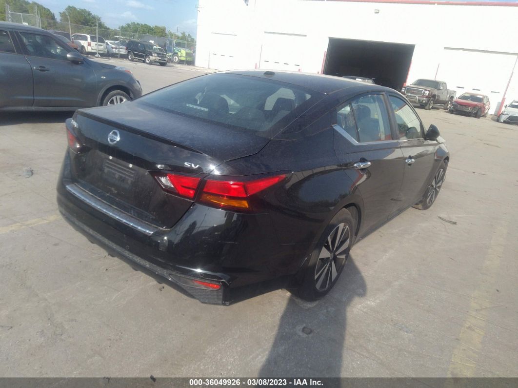 2021 Nissan Altima 2.5 Sv Black vin: 1N4BL4DV1MN419714
