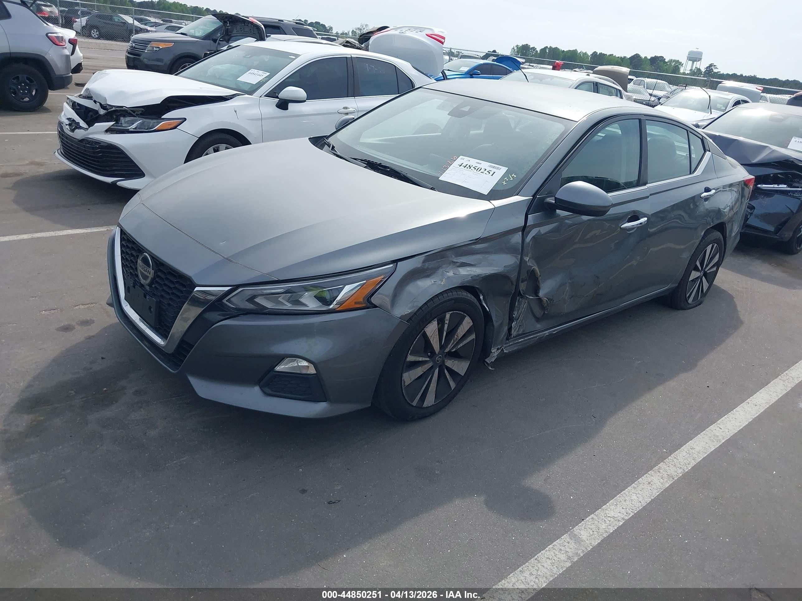 2022 Nissan Altima Sv Fwd Серый vin: 1N4BL4DV1NN352906