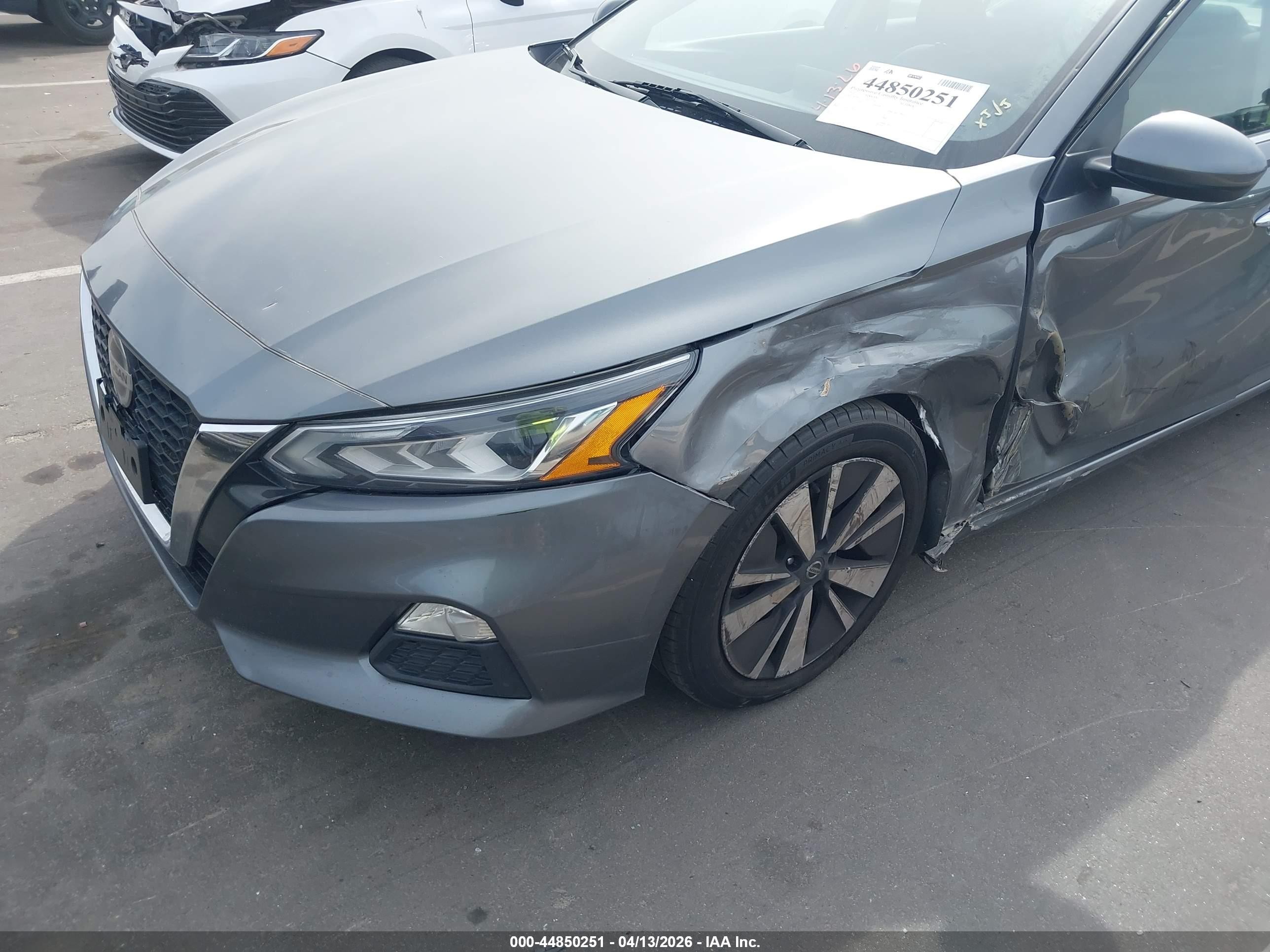 2022 Nissan Altima Sv Fwd Серый vin: 1N4BL4DV1NN352906