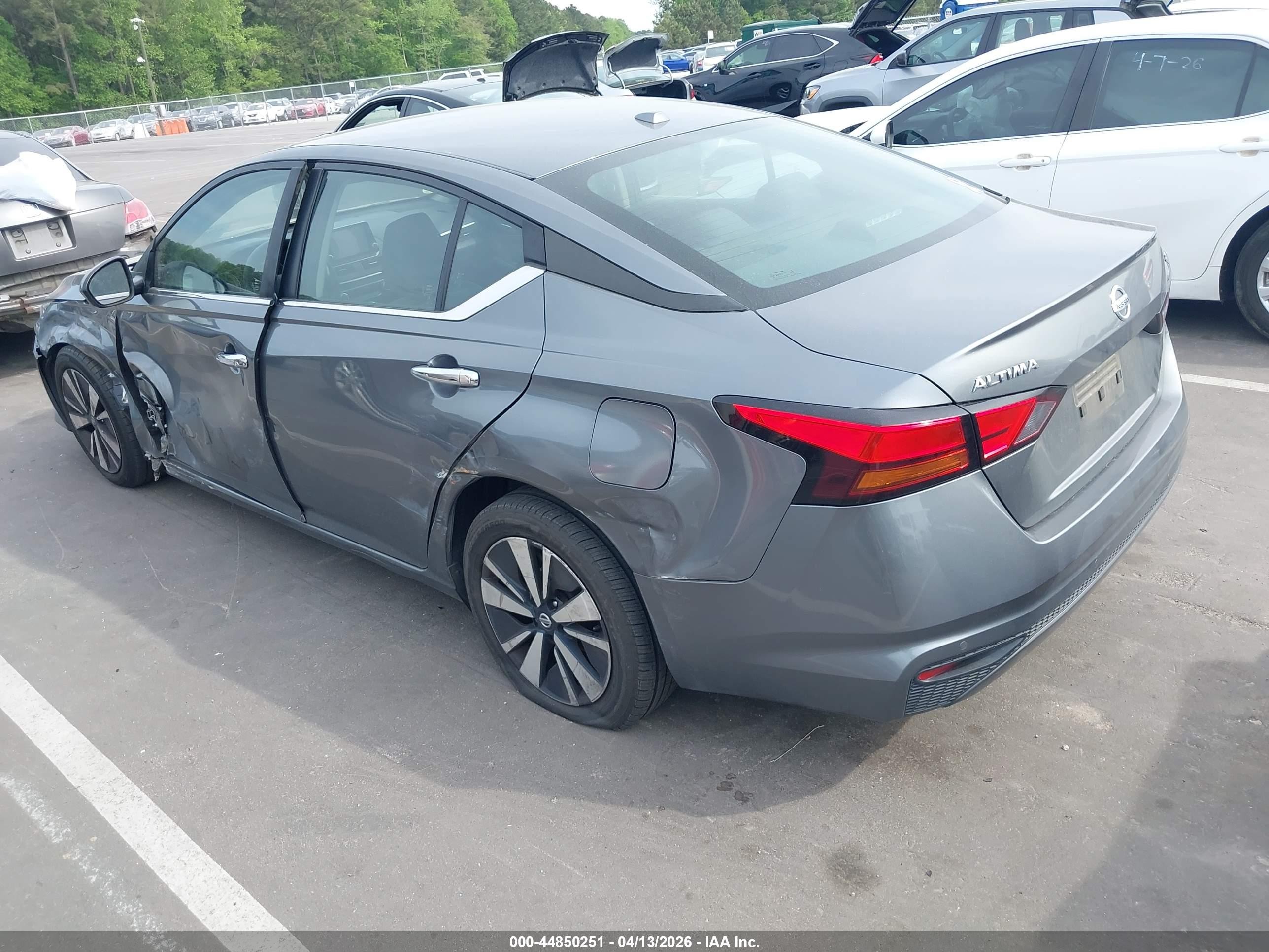 2022 Nissan Altima Sv Fwd Серый vin: 1N4BL4DV1NN352906