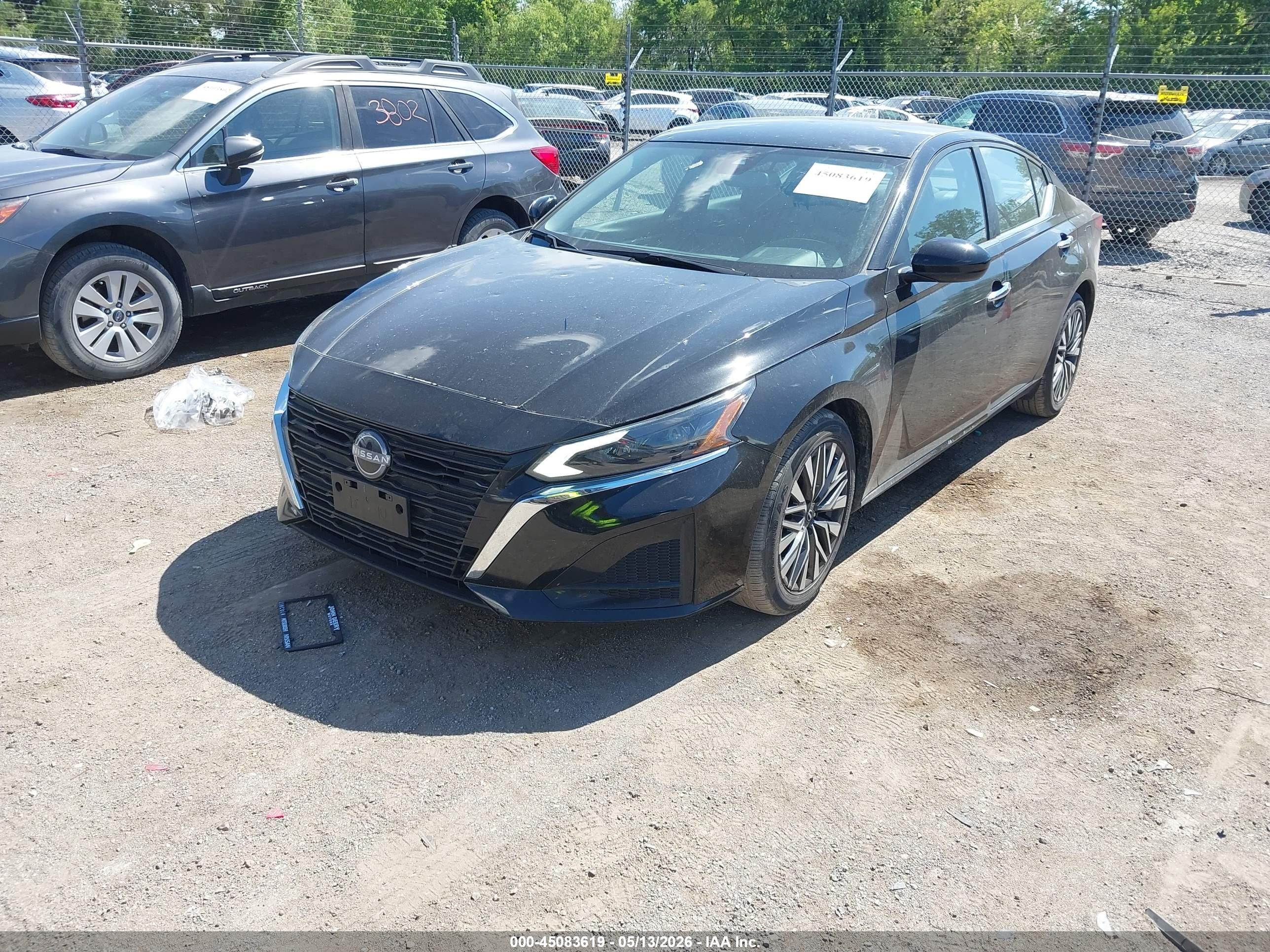 2023 Nissan Altima Sv Fwd Black vin: 1N4BL4DV1PN312702