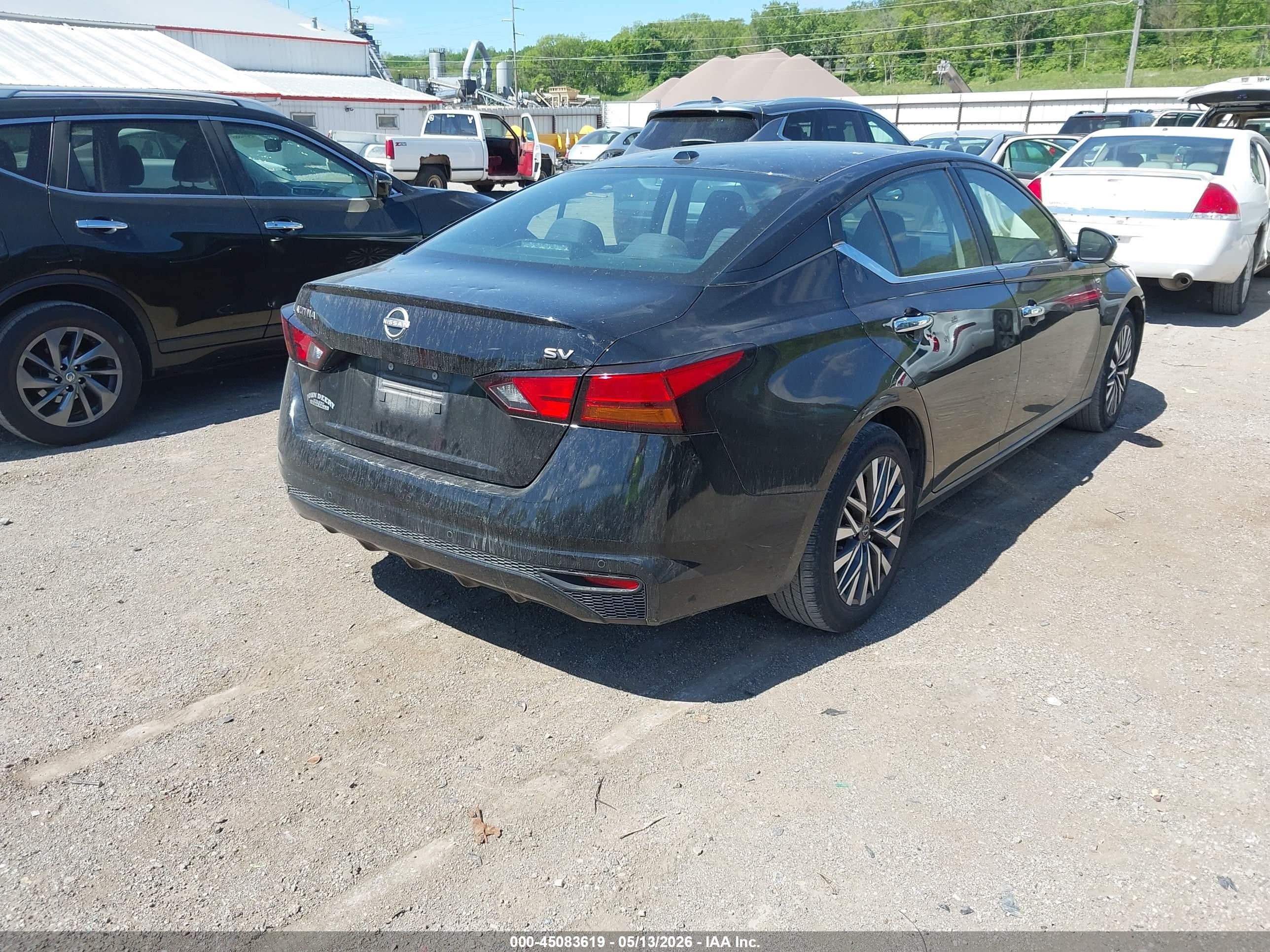 2023 Nissan Altima Sv Fwd Black vin: 1N4BL4DV1PN312702