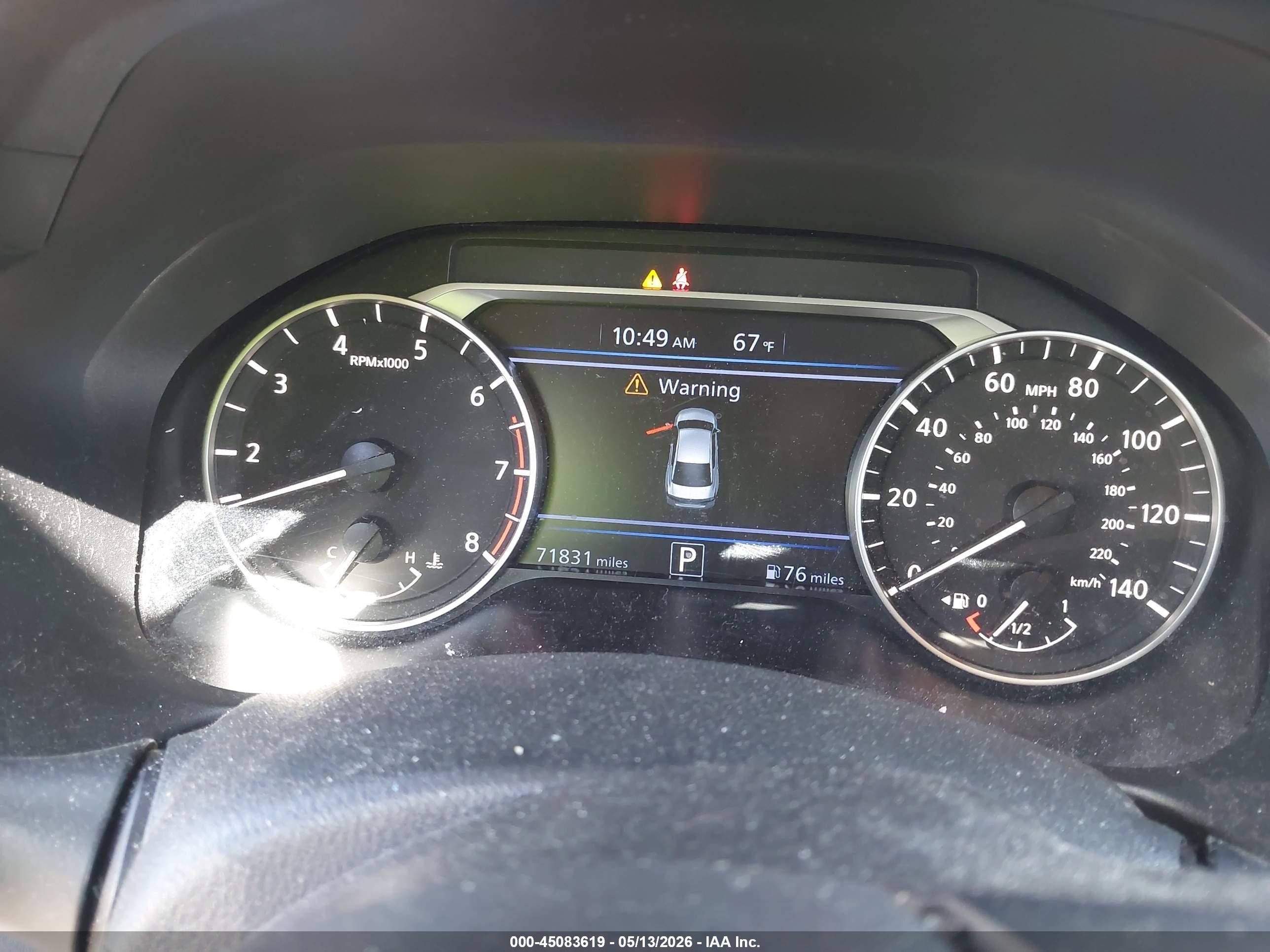 2023 Nissan Altima Sv Fwd Black vin: 1N4BL4DV1PN312702