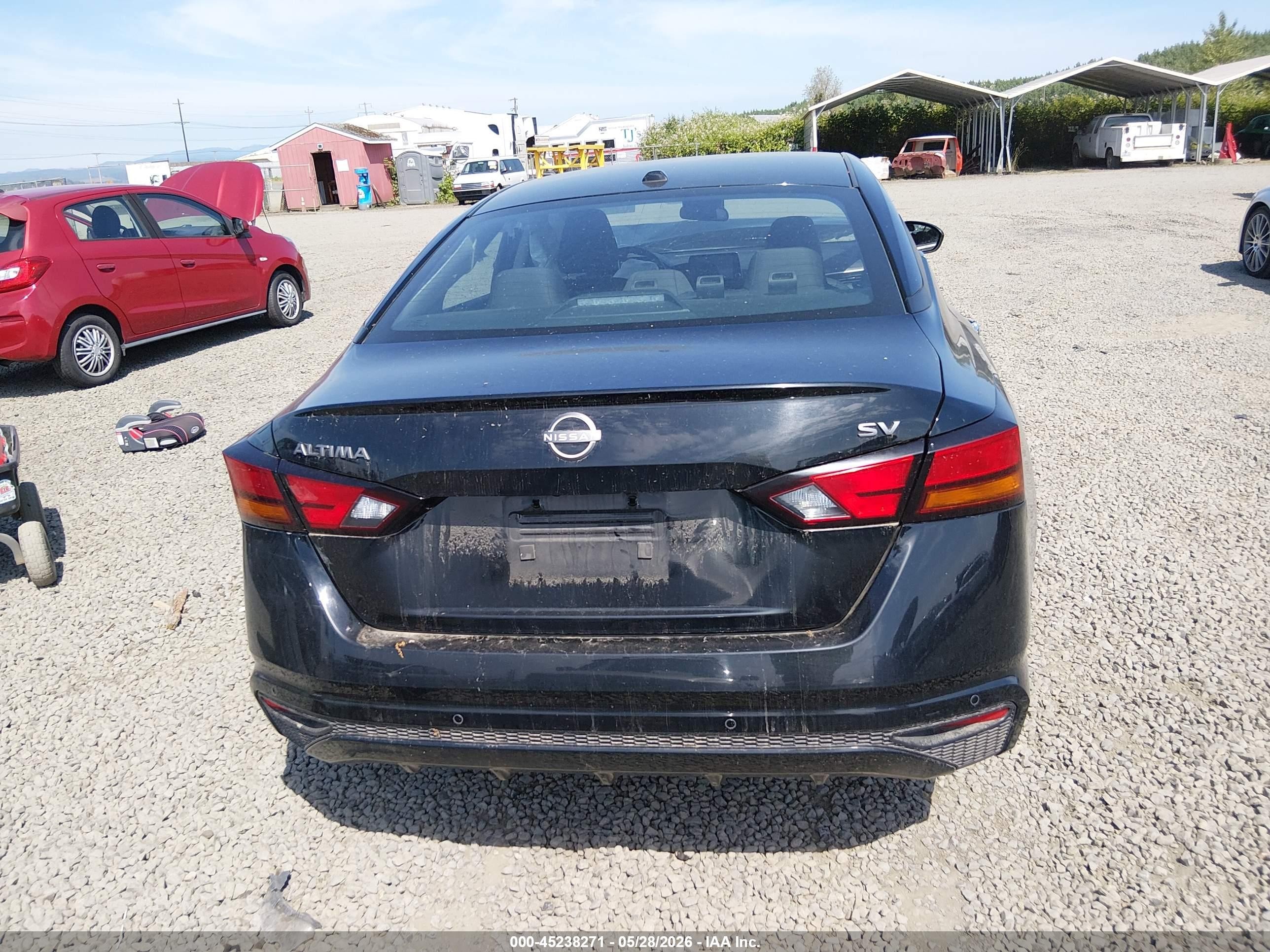 2024 Nissan Altima Sv Fwd Черный vin: 1N4BL4DV1RN350739