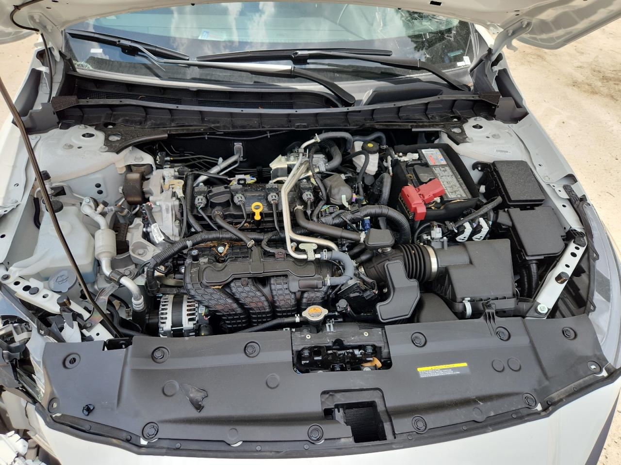 2026 Nissan Altima Sv White vin: 1N4BL4DV1TN312550 Damage: Core Support, Kinked, > 12 Inches