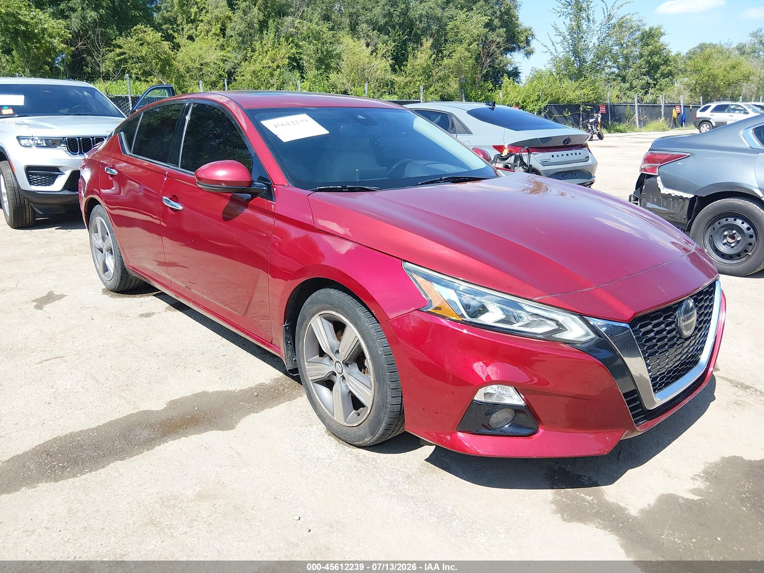 2019 Nissan Altima 2.5 Sv Red vin: 1N4BL4DV2KC110665