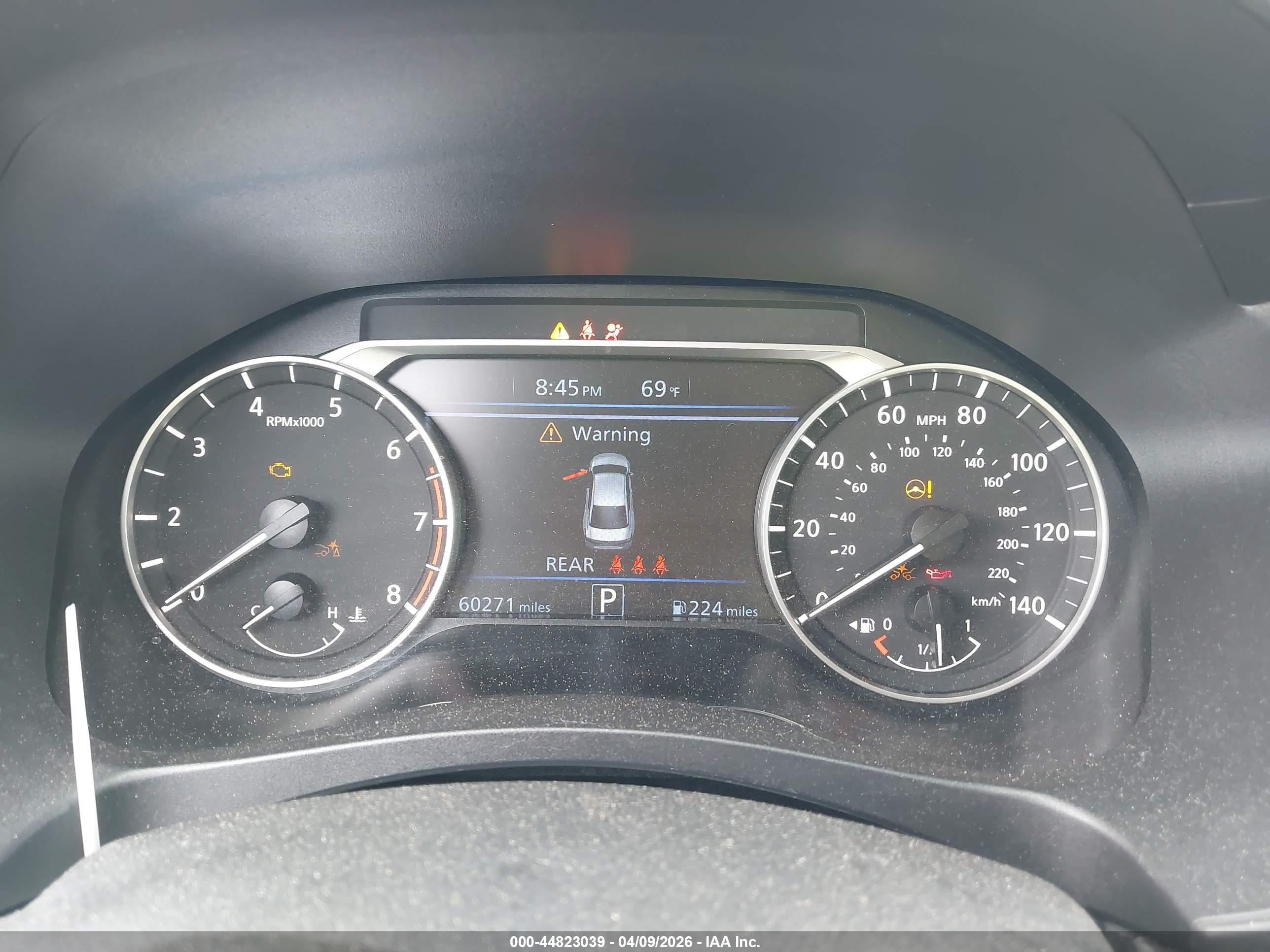 2023 Nissan Altima Sv Fwd Черный vin: 1N4BL4DV2PN376568