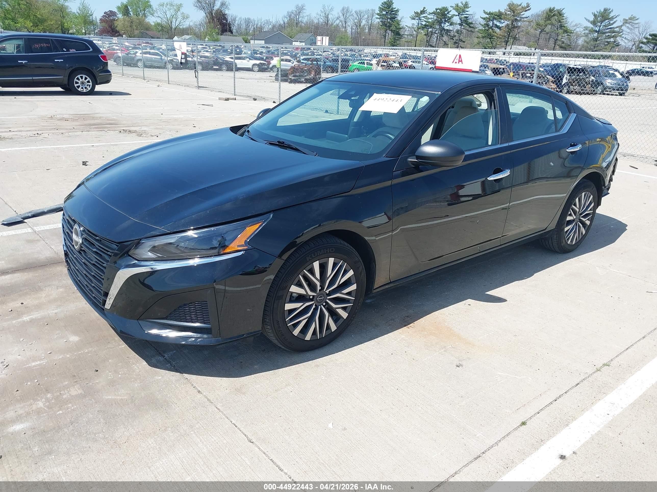 2025 Nissan Altima Sv Fwd Black vin: 1N4BL4DV2SN316976