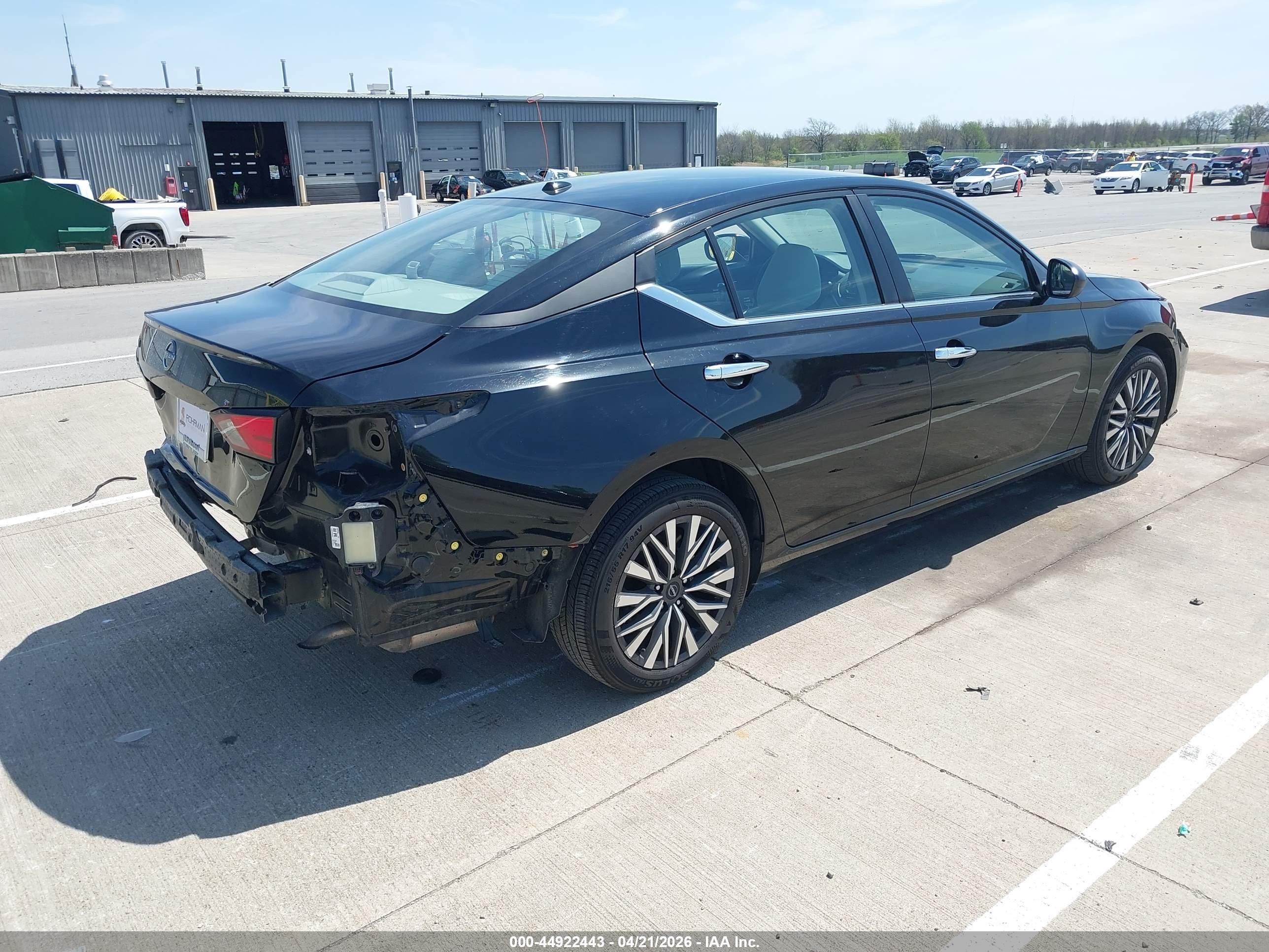2025 Nissan Altima Sv Fwd Black vin: 1N4BL4DV2SN316976
