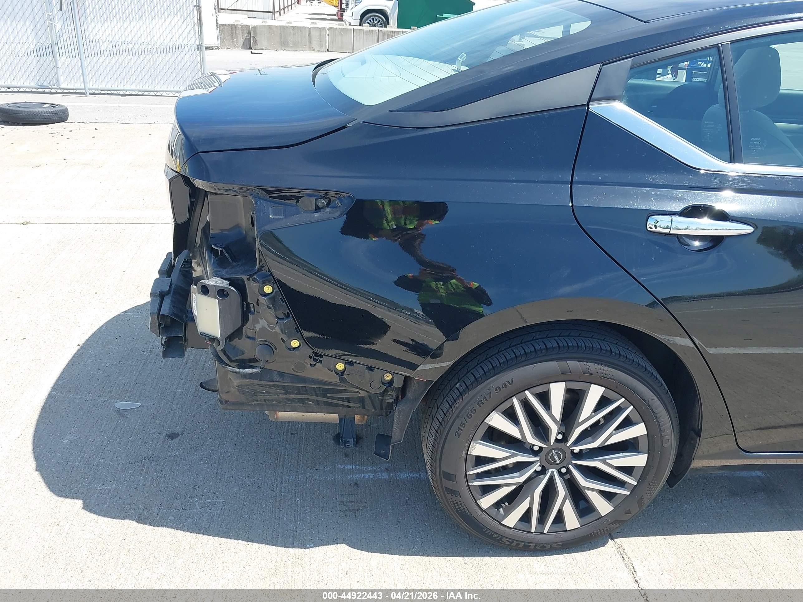 2025 Nissan Altima Sv Fwd Black vin: 1N4BL4DV2SN316976