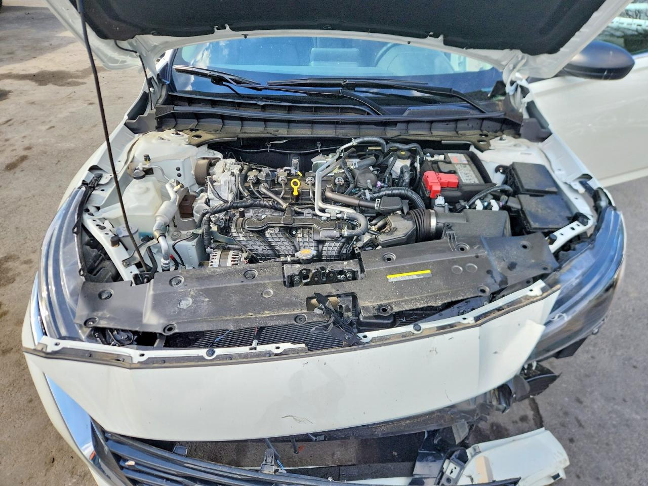 2025 Nissan Altima Sv White vin: 1N4BL4DV2SN342641