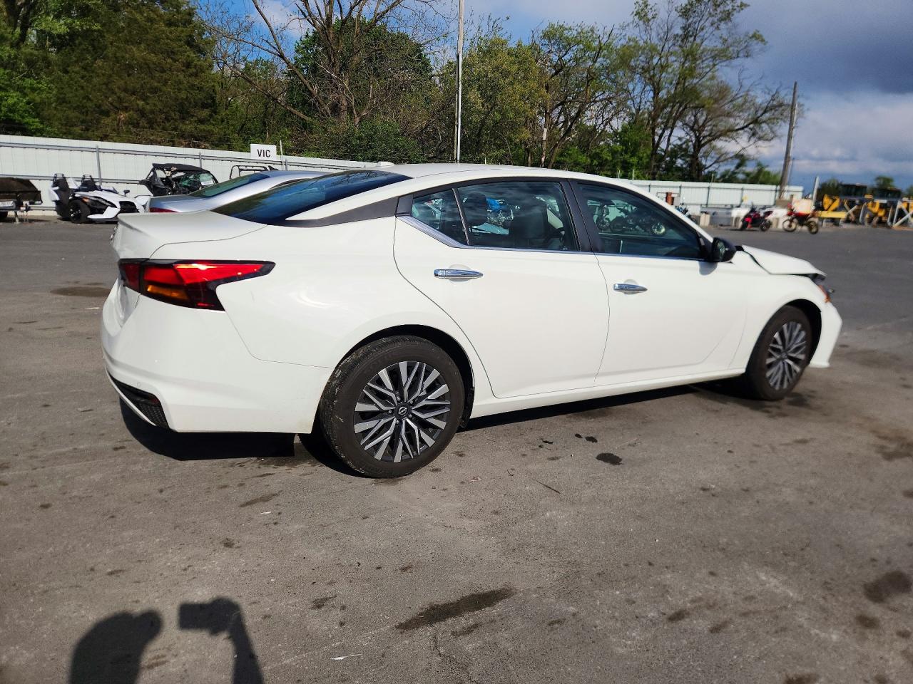 2025 Nissan Altima Sv White vin: 1N4BL4DV2SN342641
