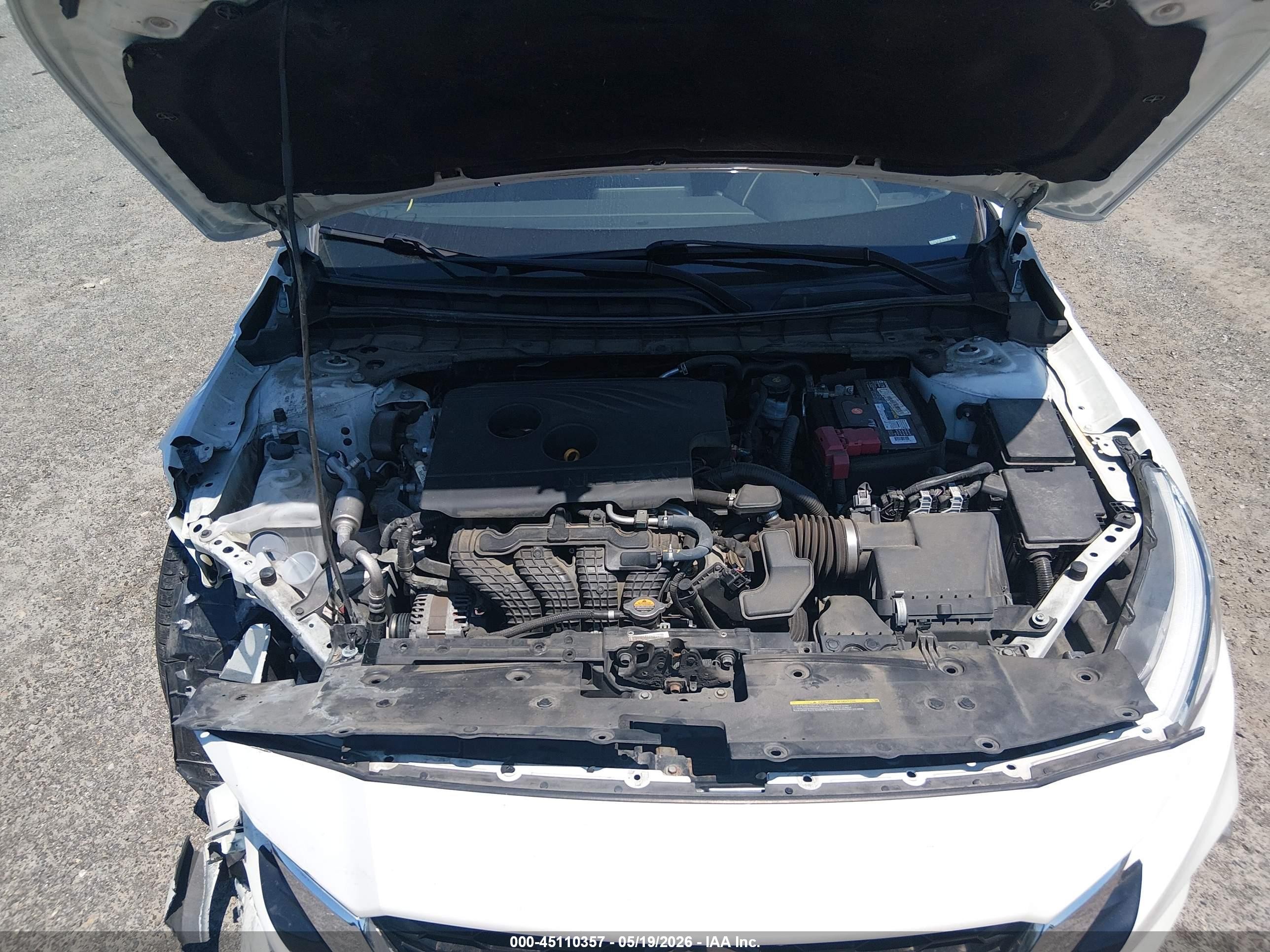 2019 Nissan Altima 2.5 Sv Белый vin: 1N4BL4DV3KC164315
