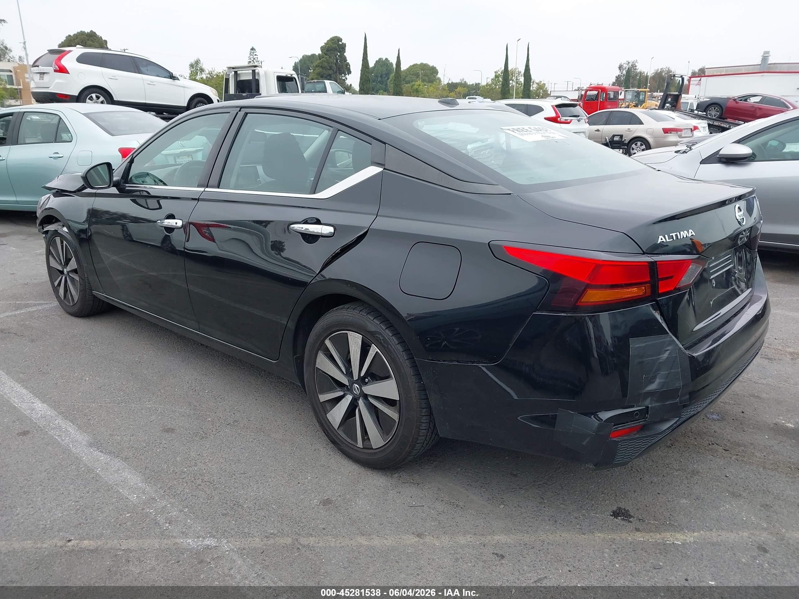 2021 Nissan Altima Sv Fwd Black vin: 1N4BL4DV4MN411638