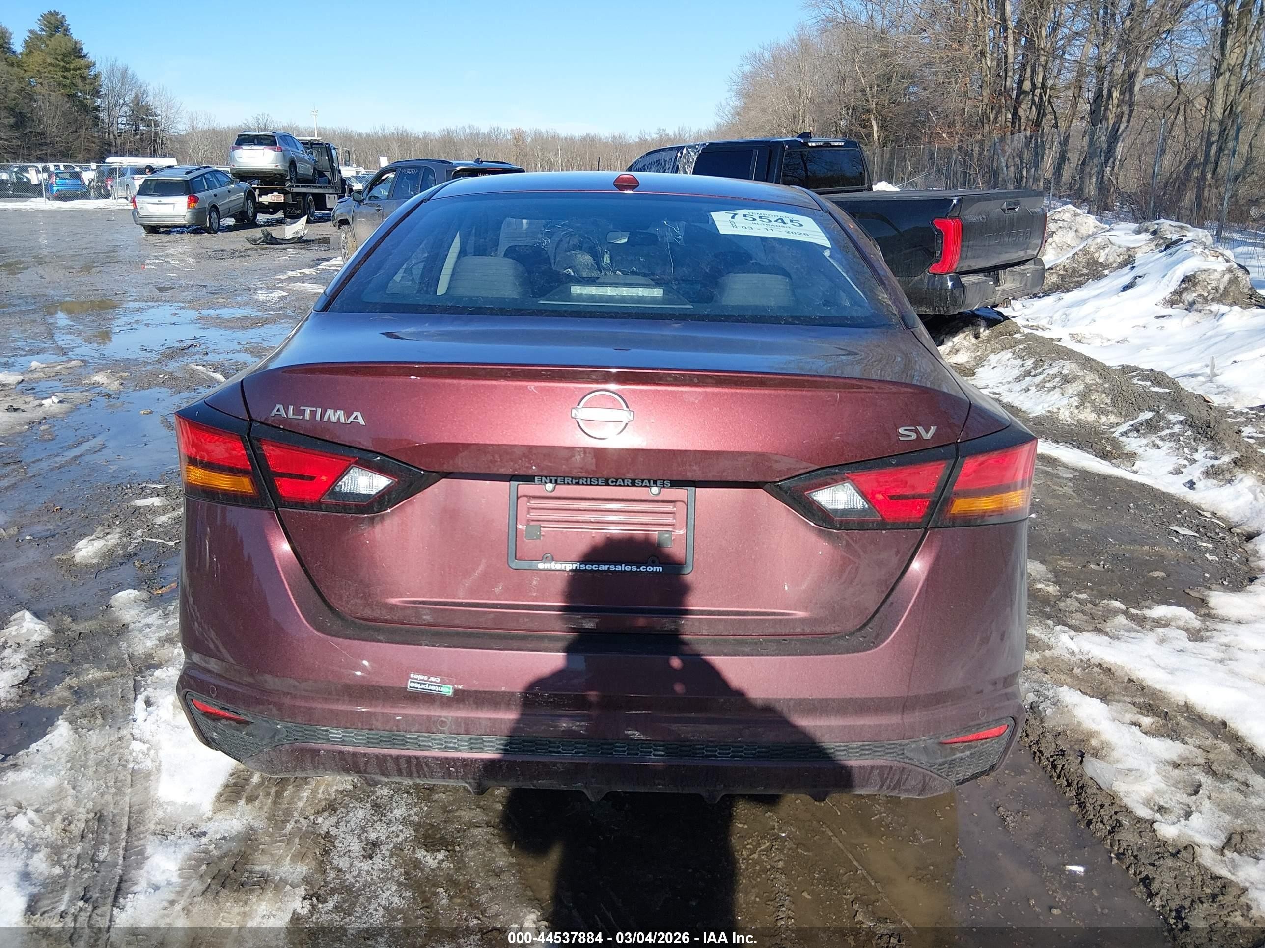 2023 Nissan Altima Sv Fwd Maroon vin: 1N4BL4DV4PN379875