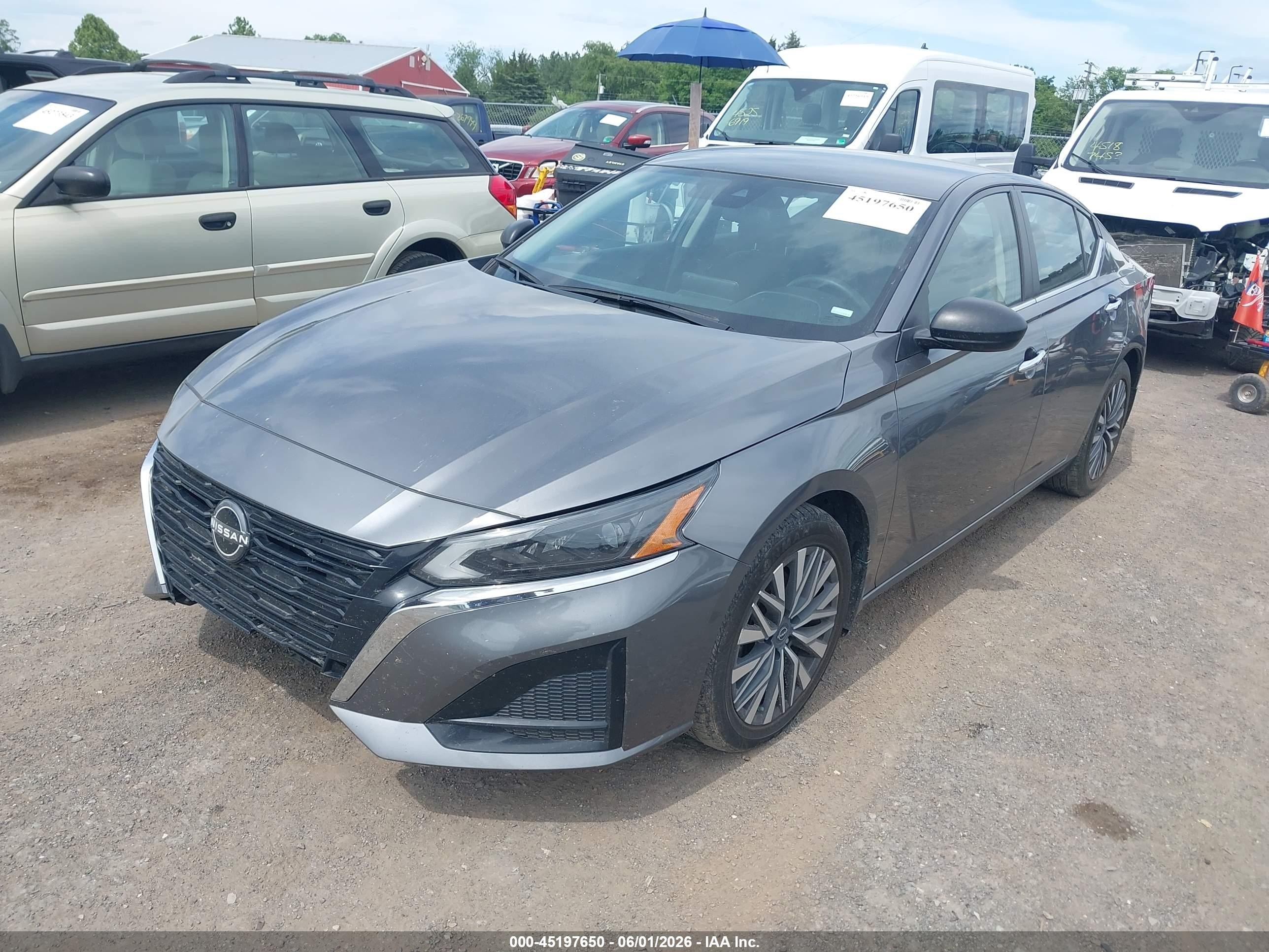 2024 Nissan Altima Sv Fwd Серый vin: 1N4BL4DV4RN317721