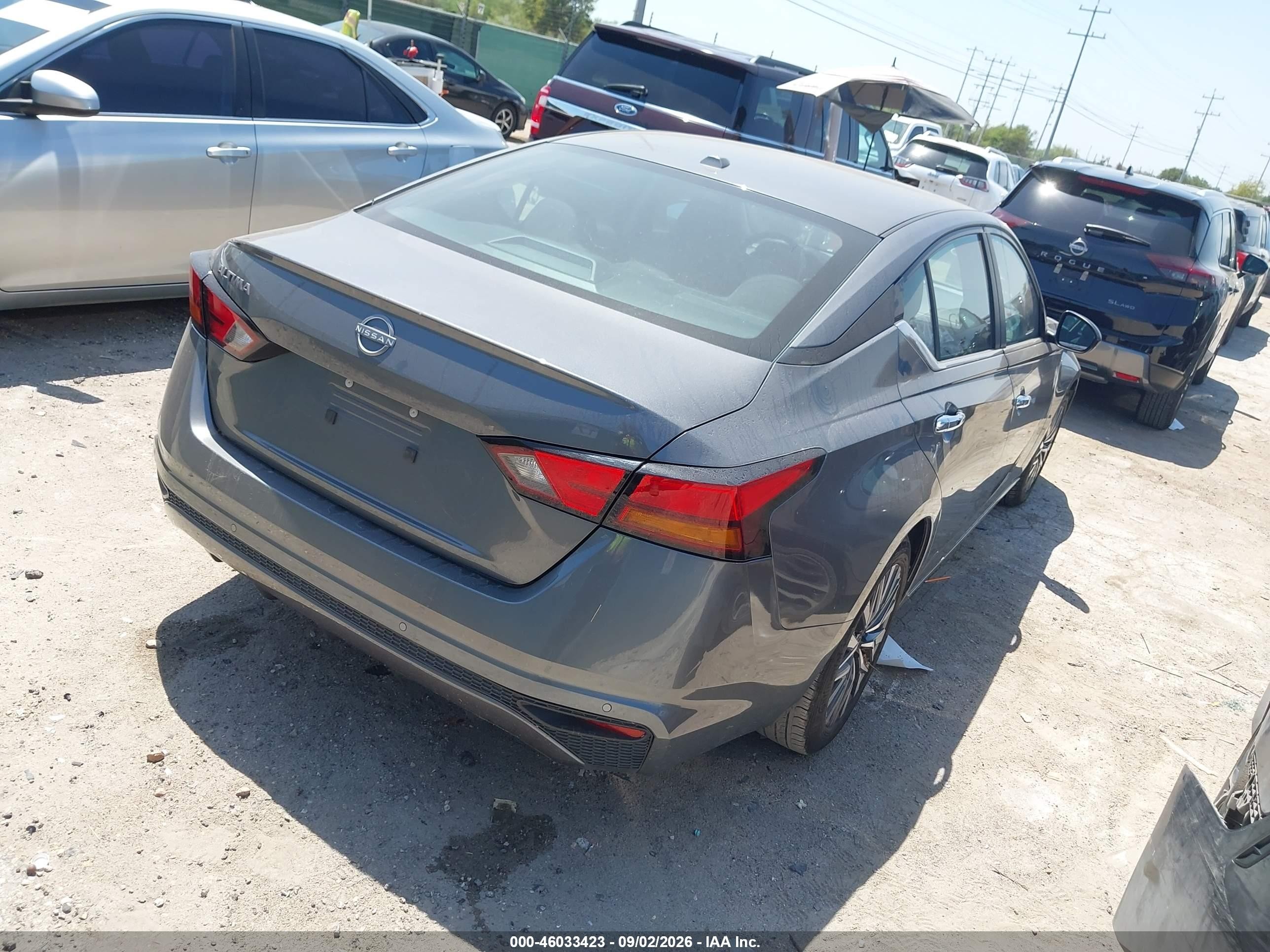 2025 Nissan Altima Sv Fwd Gray vin: 1N4BL4DV4SN381442