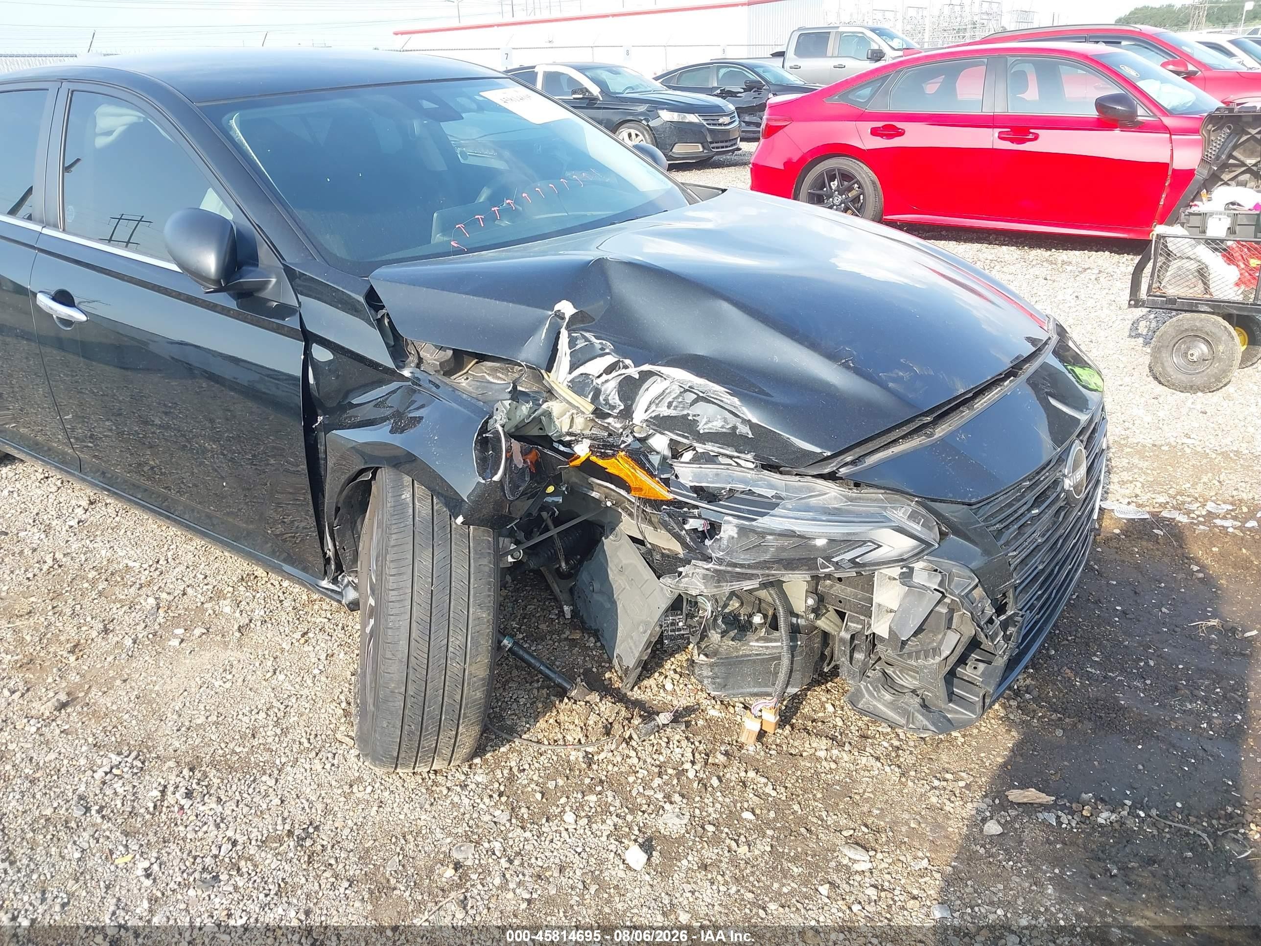 2025 Nissan Altima Sv Fwd Black vin: 1N4BL4DV4SN384969