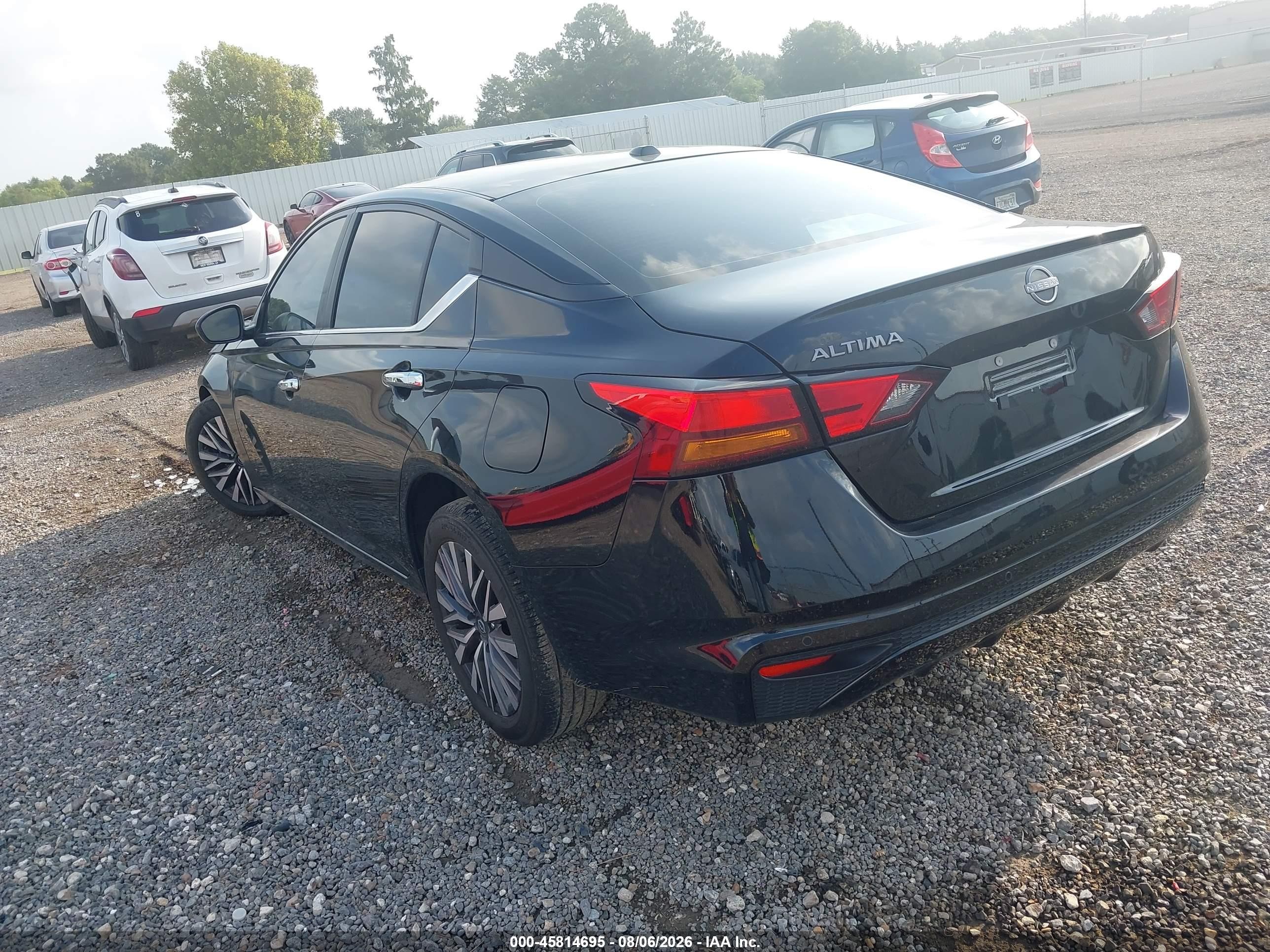 2025 Nissan Altima Sv Fwd Black vin: 1N4BL4DV4SN384969