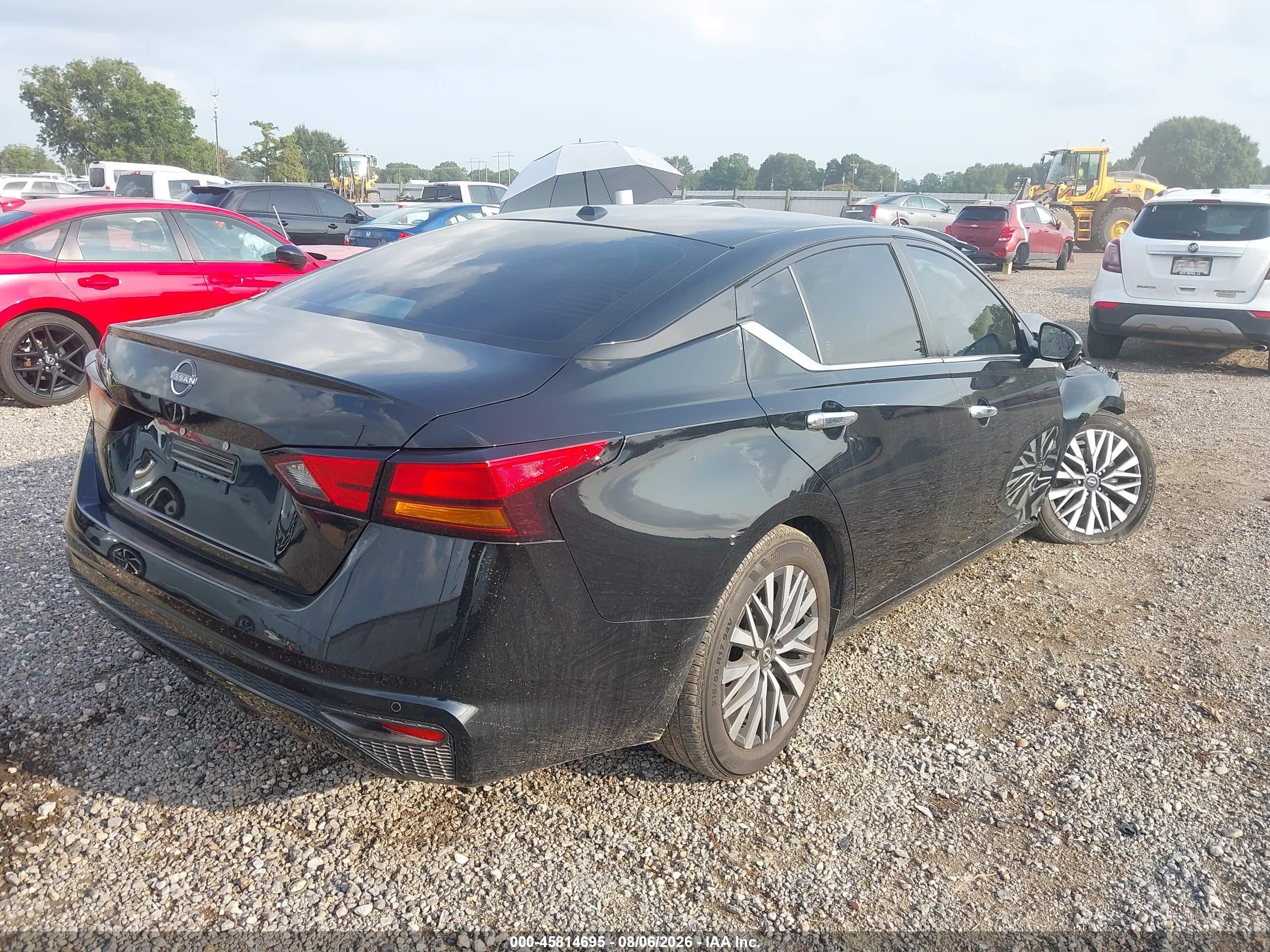 2025 Nissan Altima Sv Fwd Black vin: 1N4BL4DV4SN384969