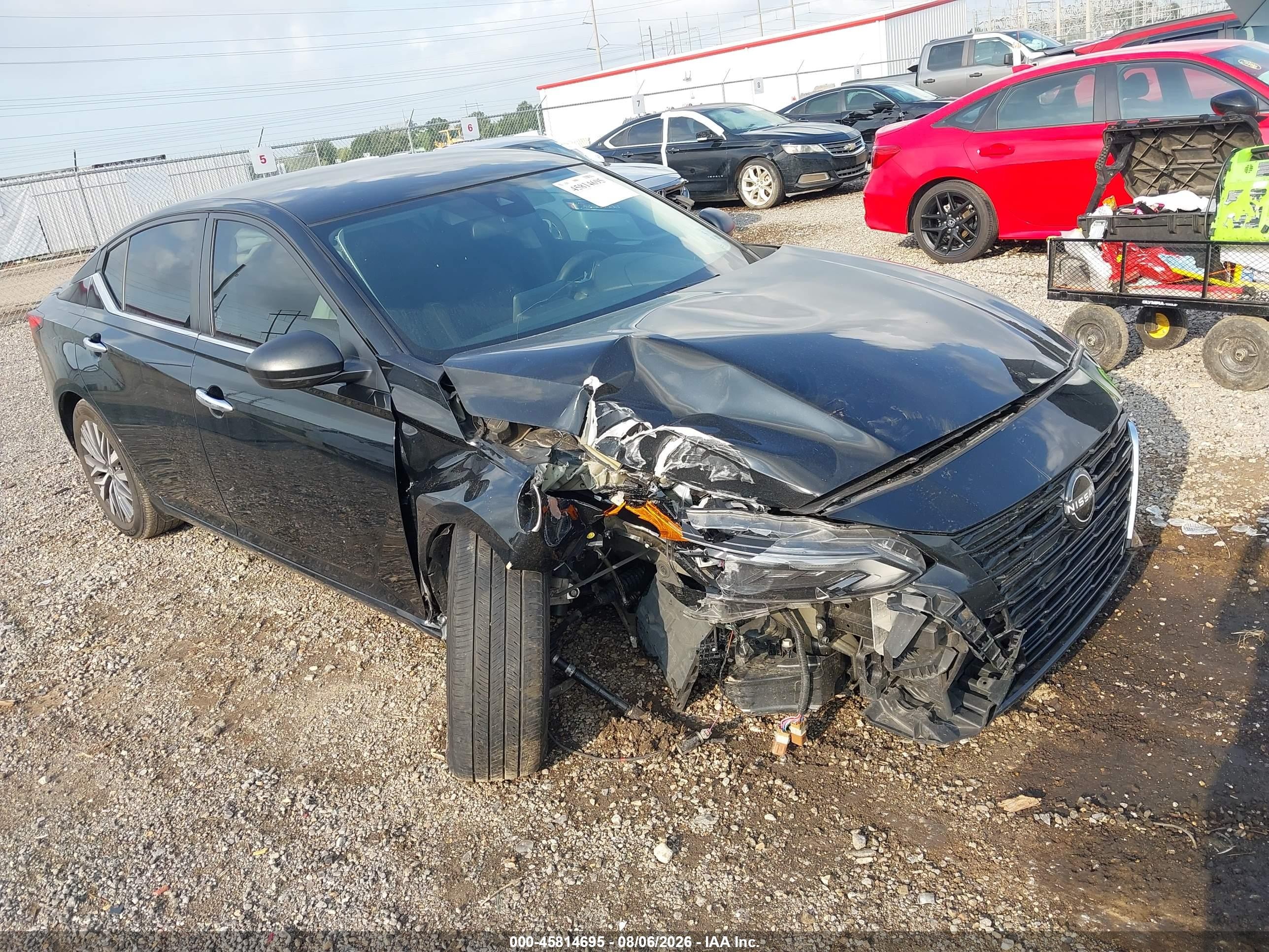2025 Nissan Altima Sv Fwd Black vin: 1N4BL4DV4SN384969