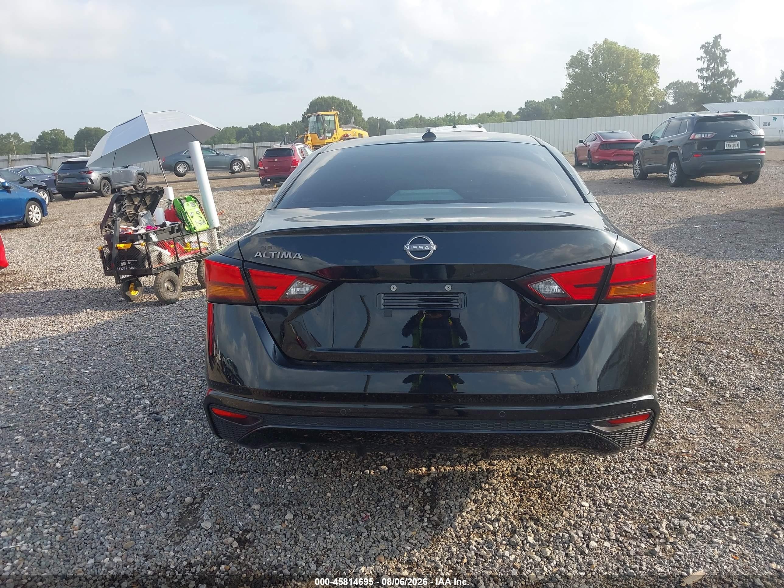 2025 Nissan Altima Sv Fwd Black vin: 1N4BL4DV4SN384969